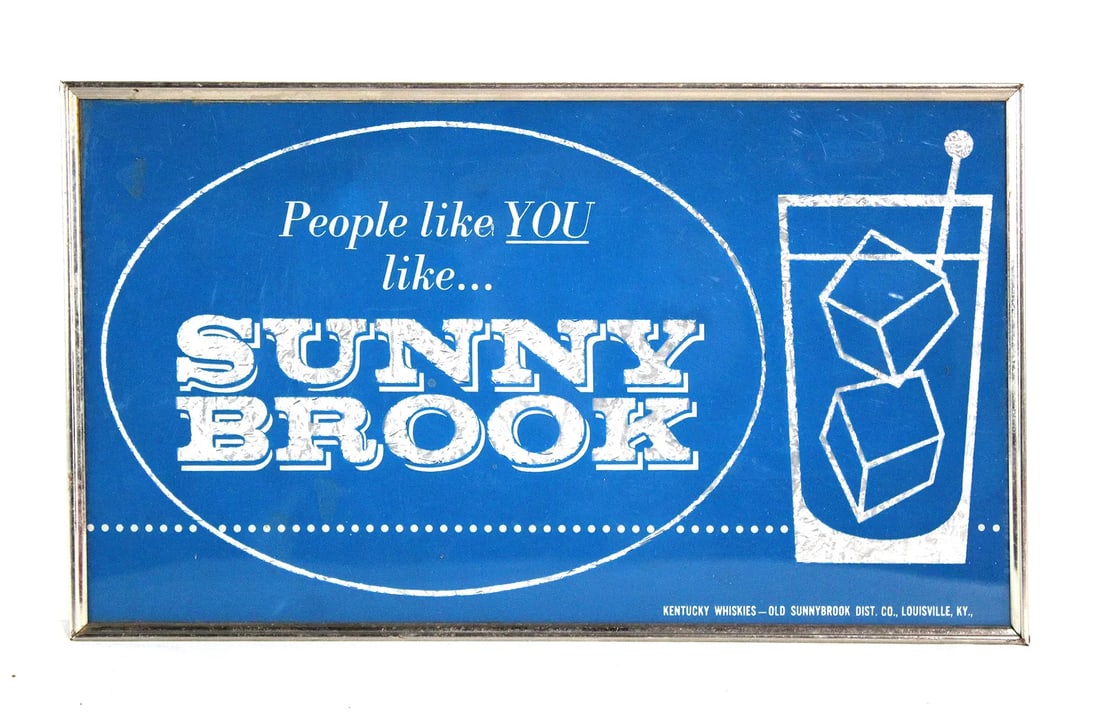 Sunny Brook Kentucky Whiskey Easel Back Sign (1 of 2)