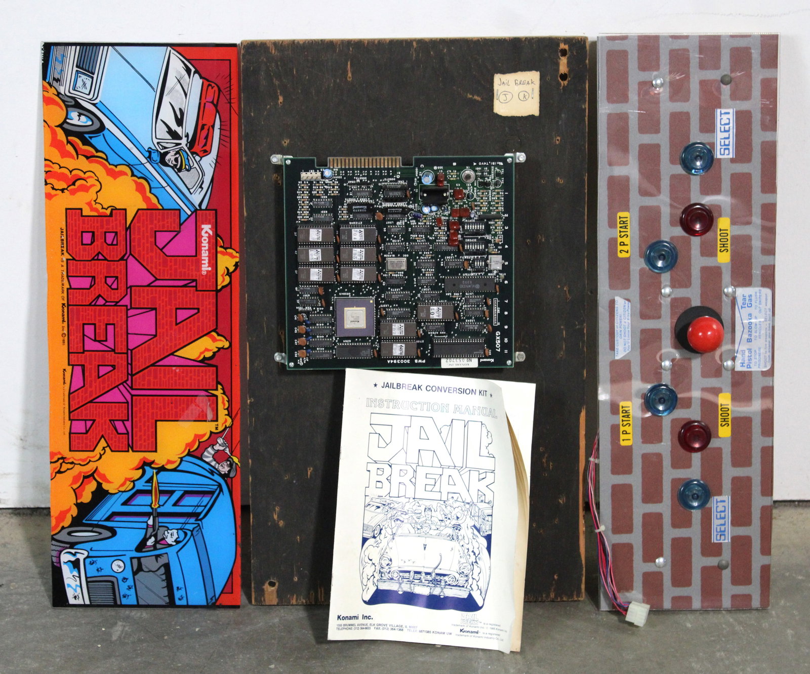 Konami Jail Break Arcade Game Kit (1 of 2)