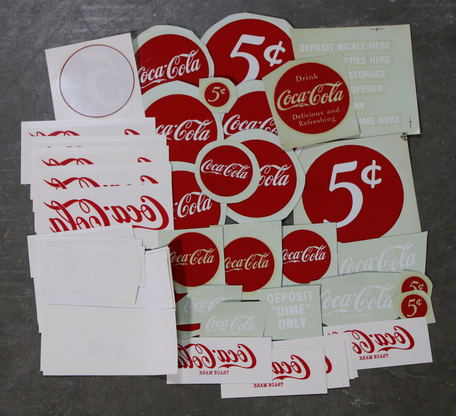 Lot of Coca Cola / Coke Decals (1 of 1)