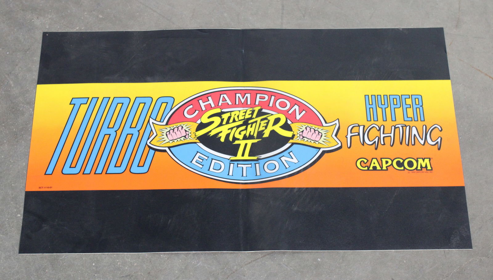 Capcom Street Fighter II Arcade Game Overlay (1 of 1)