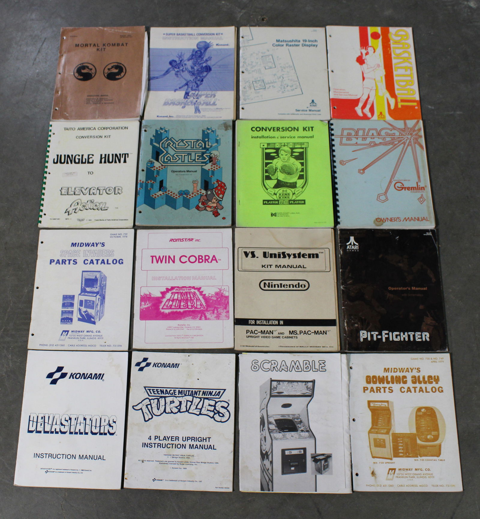 Arcade Manuals incl. Crystal Castles, Space Invaders and TMNT (1 of 1)