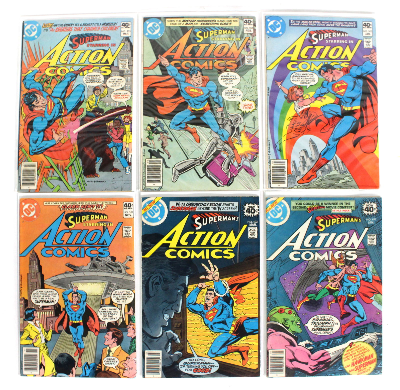 DC Comics Superman's Action Comics Comic Books- Rare Mark Jeweler's (1 of 1)