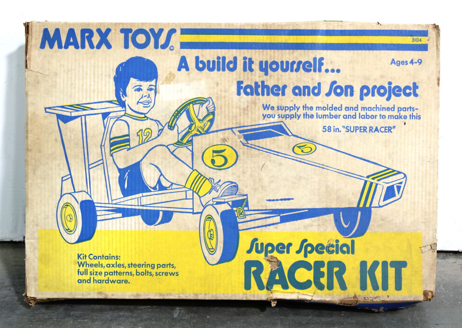 NOS Marx Toys Super Special Racer Kit (1 of 5)