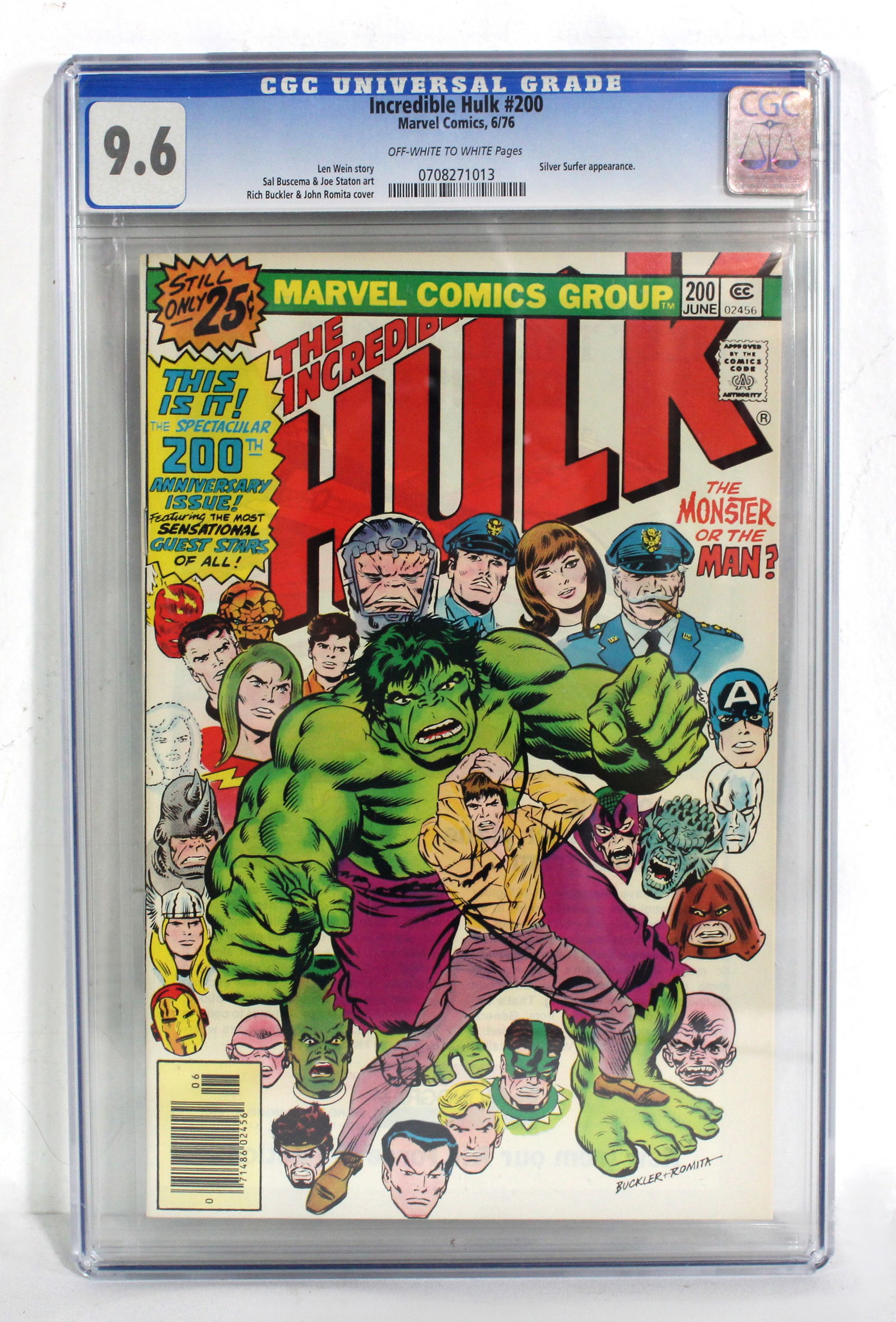 Marvel Comics Incredible Hulk Issue 200, CGC 9.6 Graded (1 of 2)