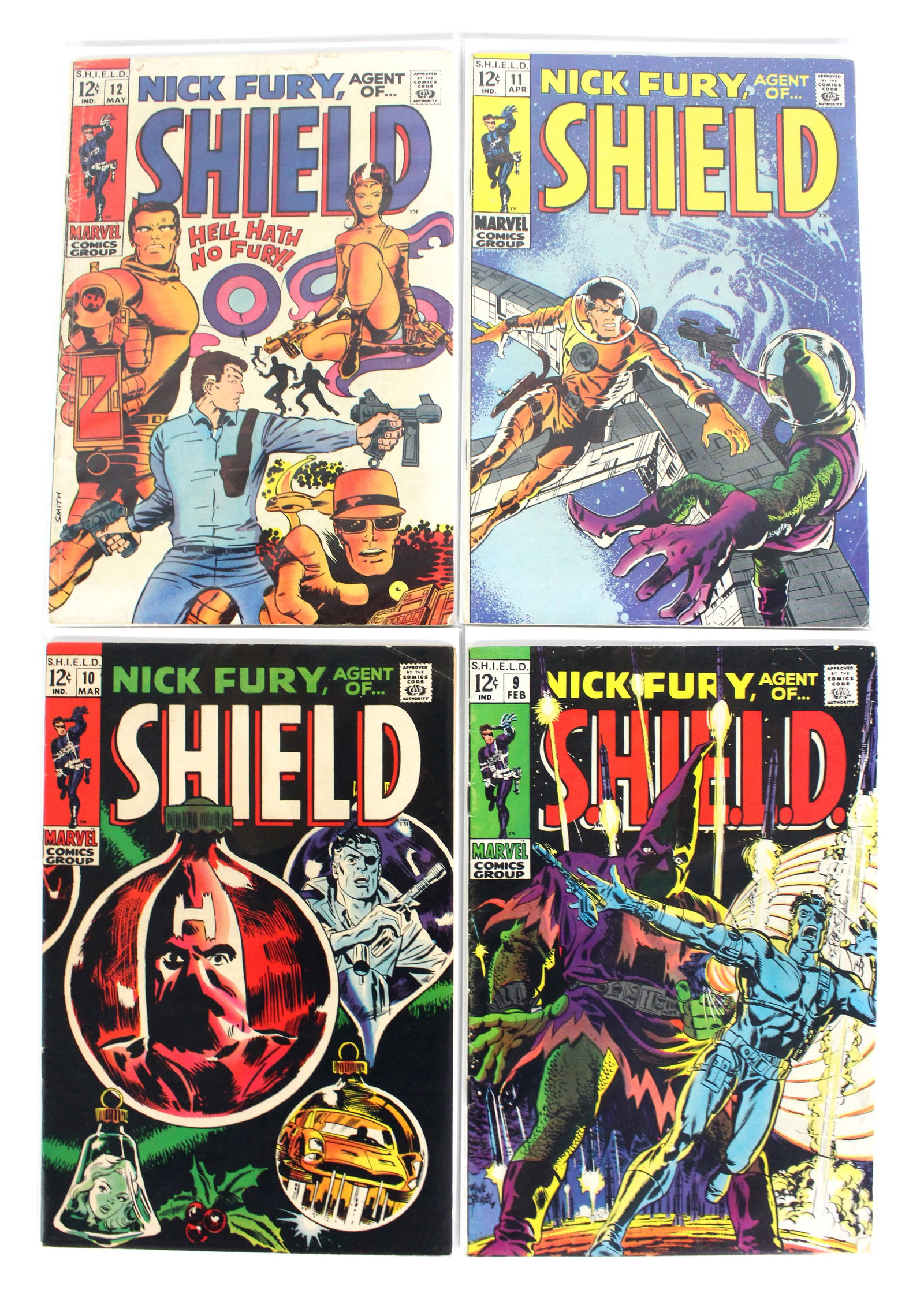 Marvel Comics Nick Fury Agent of Shield Comic Books, Issues 9-12 (1 of 1)