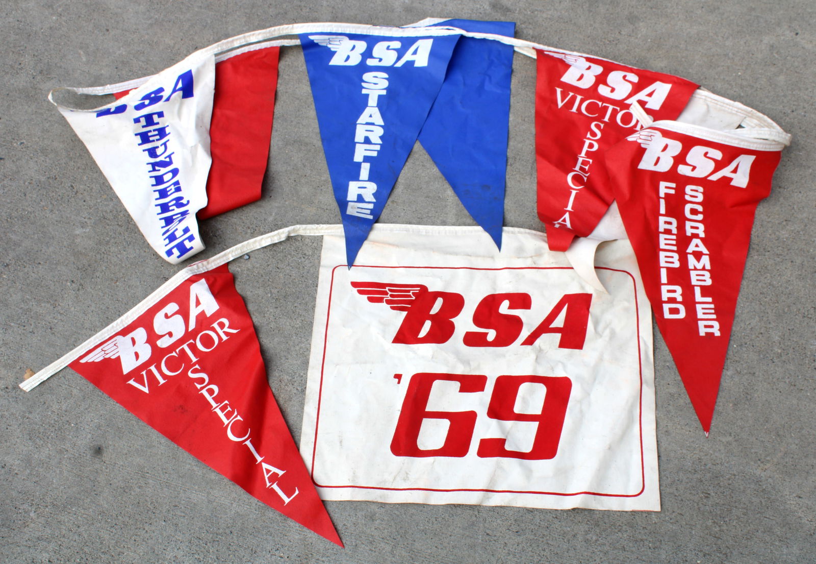 13FT BSA 1969 Motorcycles Flag Banner (1 of 1)