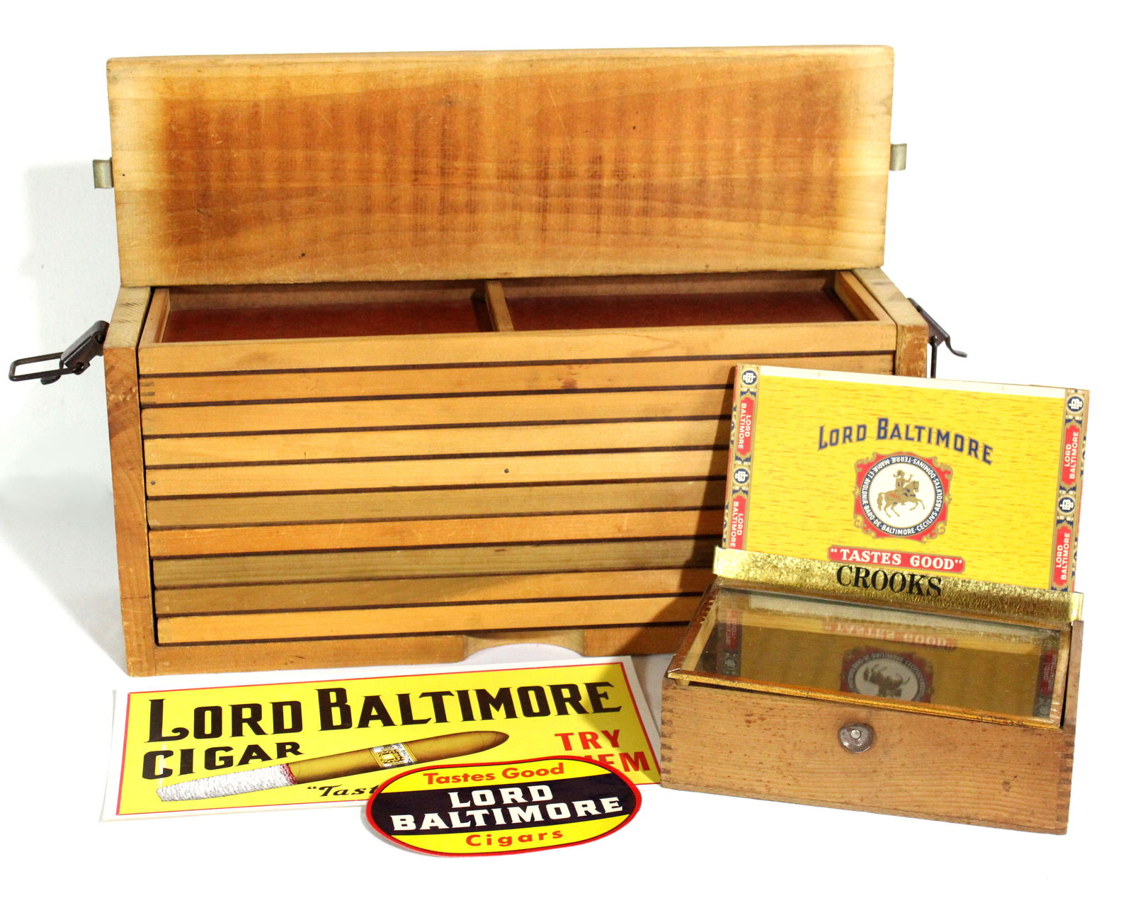 Lord Baltimore Cigar Items Including 10 Drawer Drying Cabinet (1 of 2)