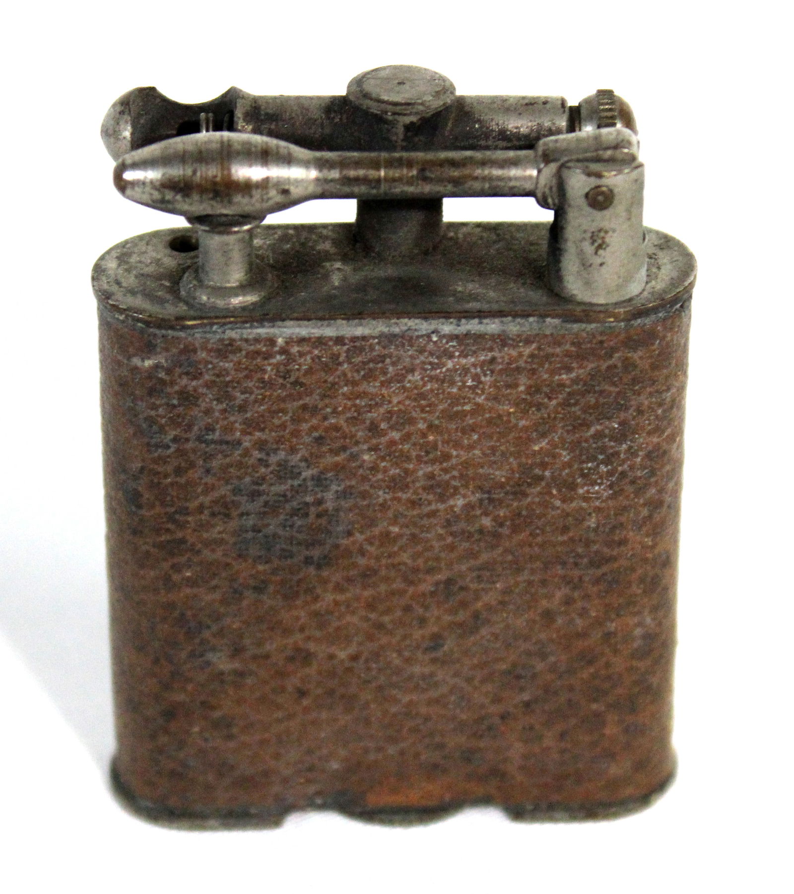 Abraham Pollak Lift Arm Lighter with Leather Wrap: In-house shipping available. Dimensions: 30 x 20