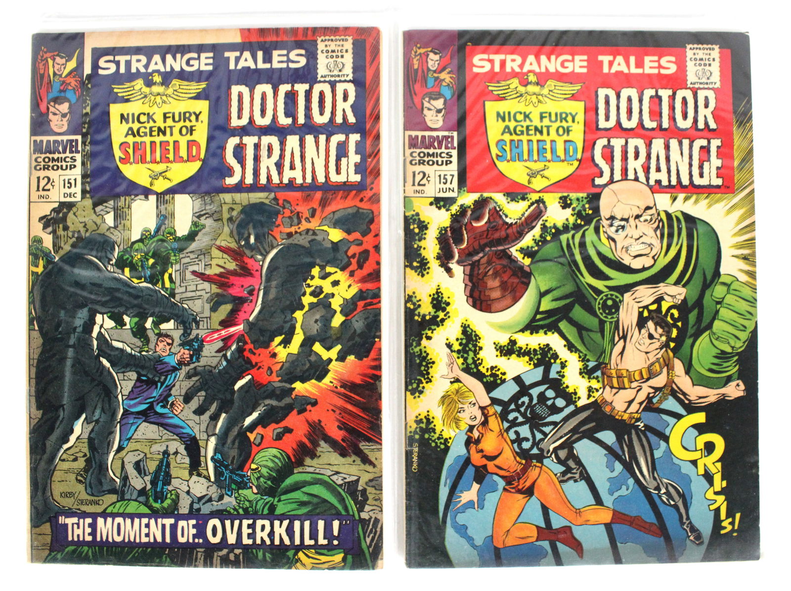 Marvel Comics Strange Tales Comic Books Issues 151 & 157 (1 of 1)