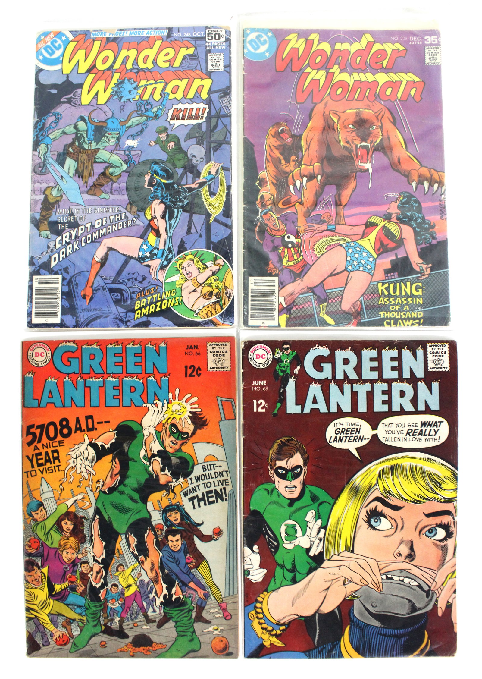 DC Comics Green Lantern & Wonder Woman Comic Books (1 of 1)