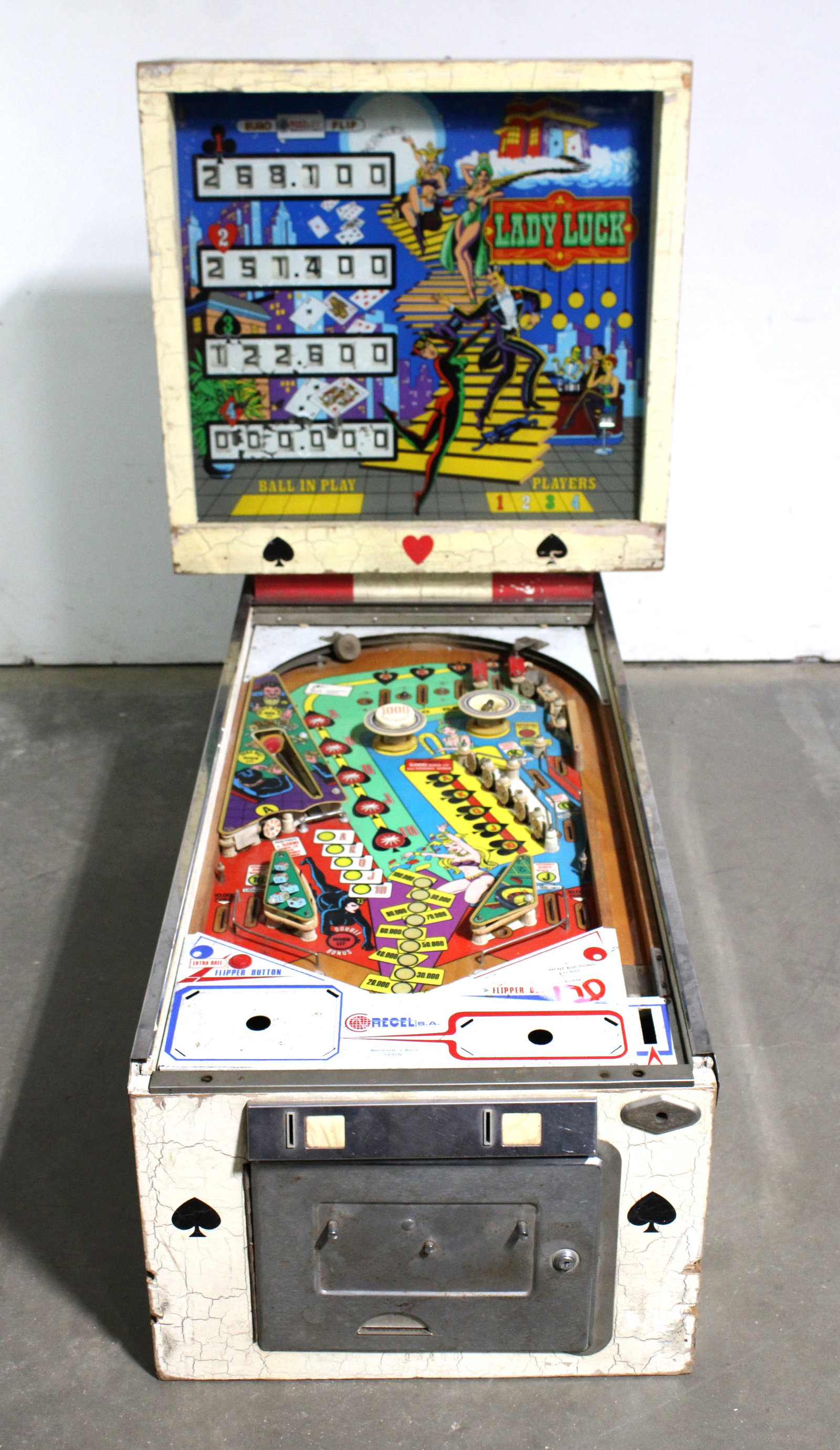 Recel Lady Luck Spanish Pinball Machine, Project (1 of 9)