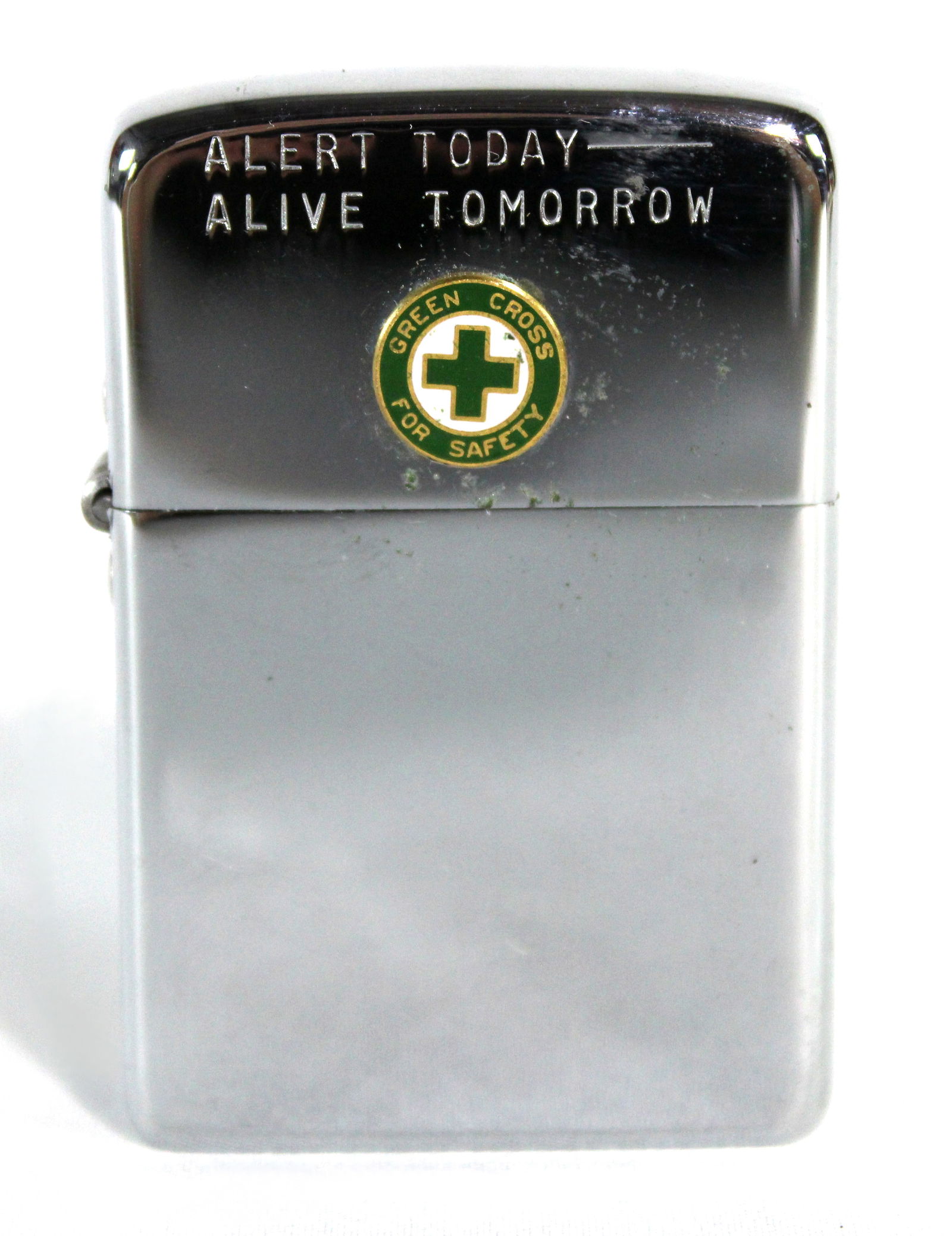 Green Cross For Safety Vintage Park Lighter (1 of 1)