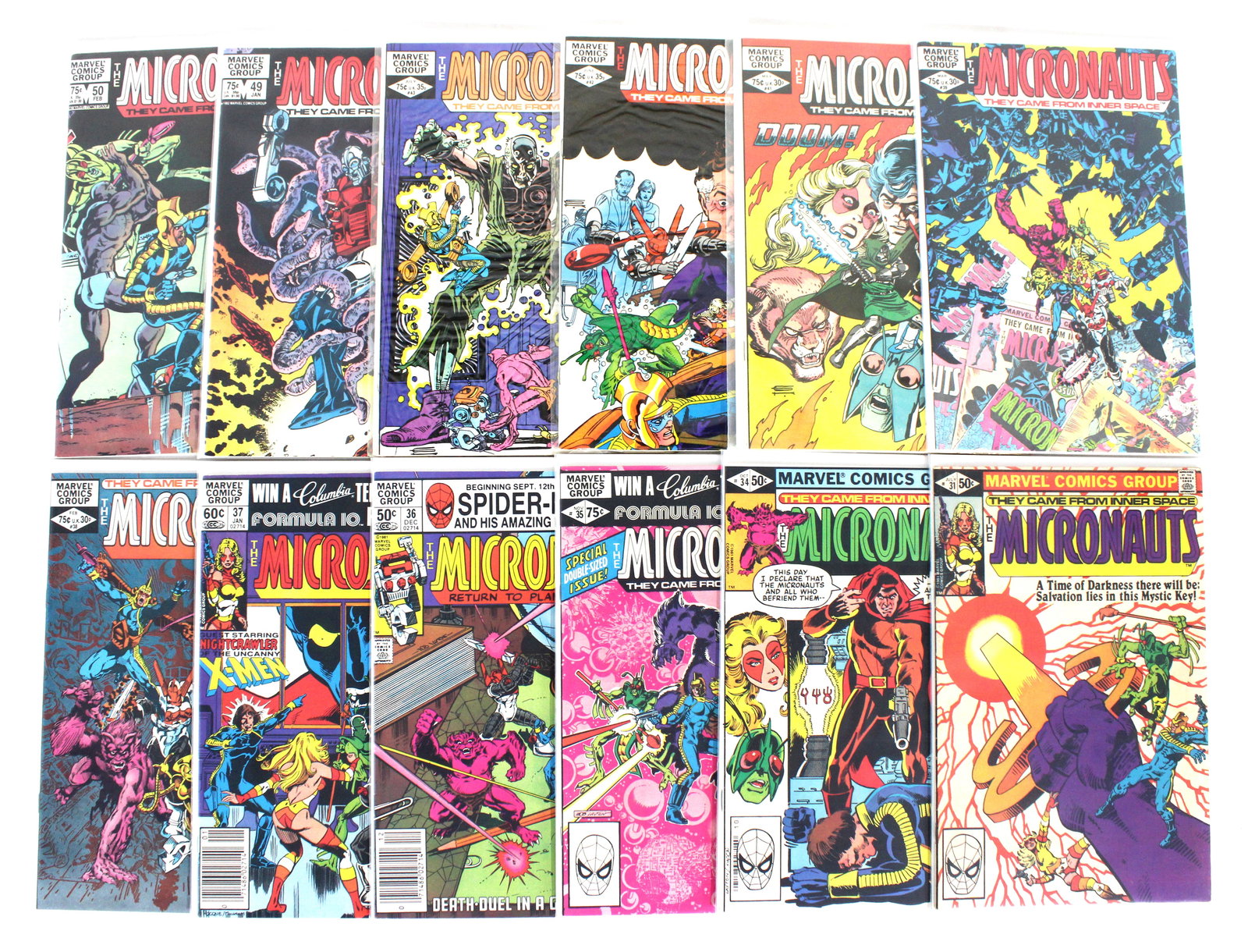 Marvel Comics The Micronauts Comic Books, Lot 2 (1 of 1)