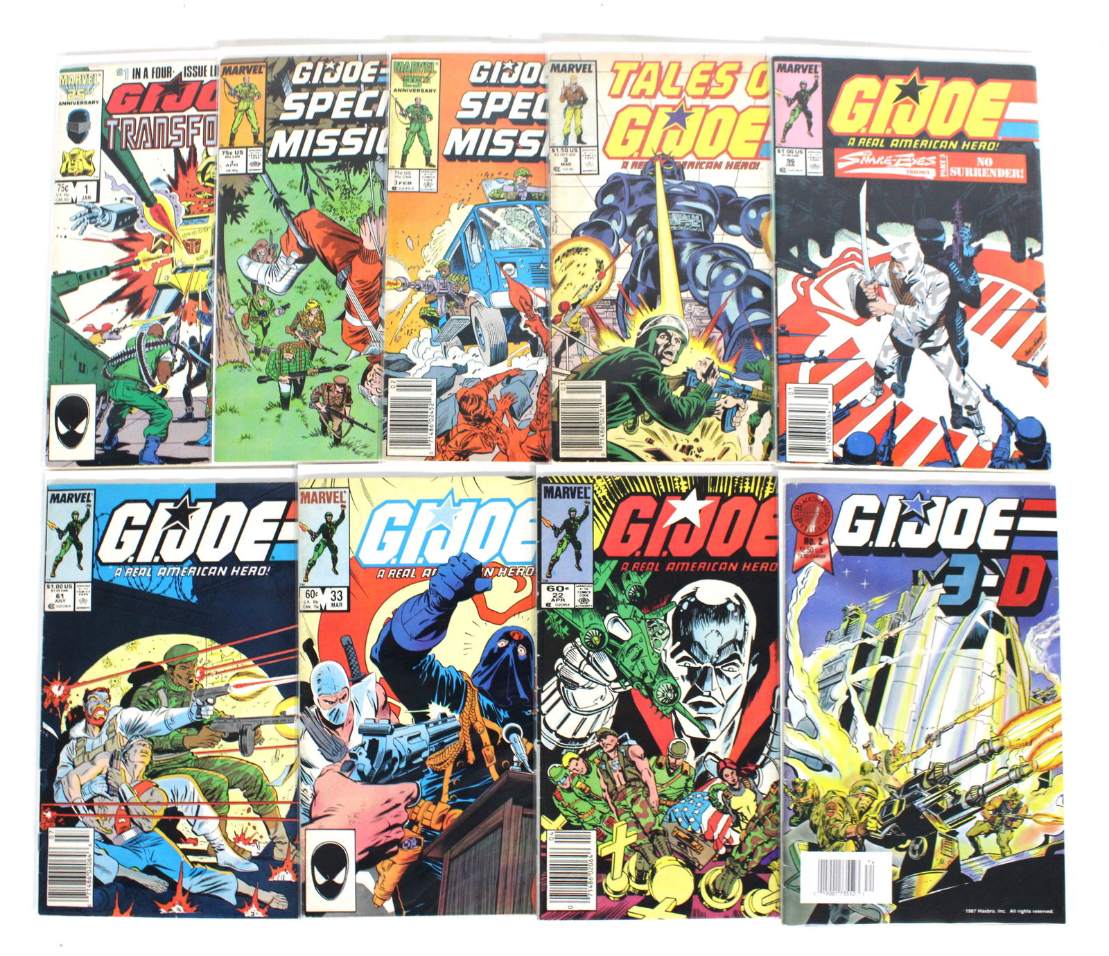 Marvel Comics G.I. Joe Mix Lot incl. Transformers Crossover (1 of 1)