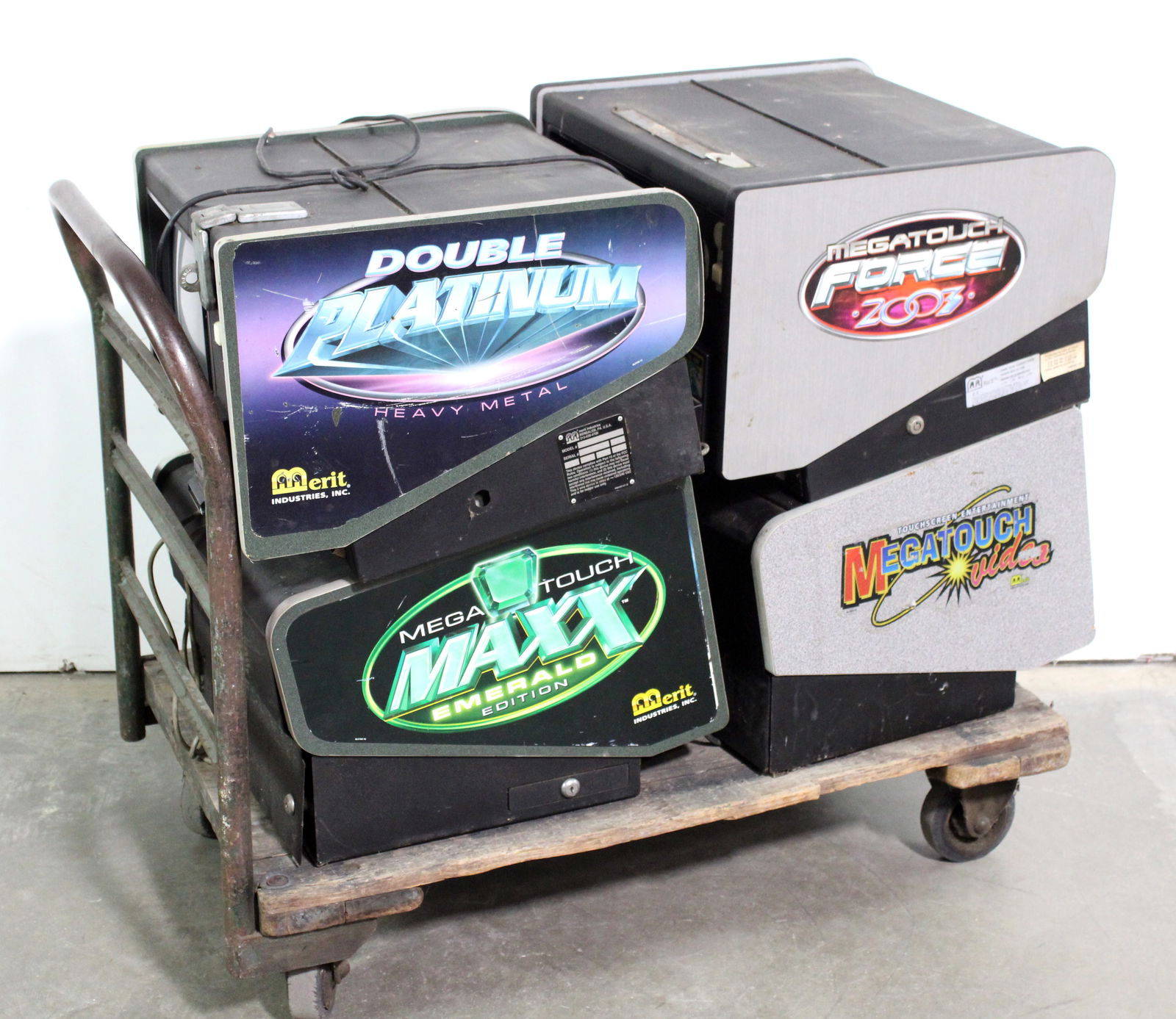 Lot of Tabletop Megatouch Arcade Games for Parts or Repair (1 of 1)