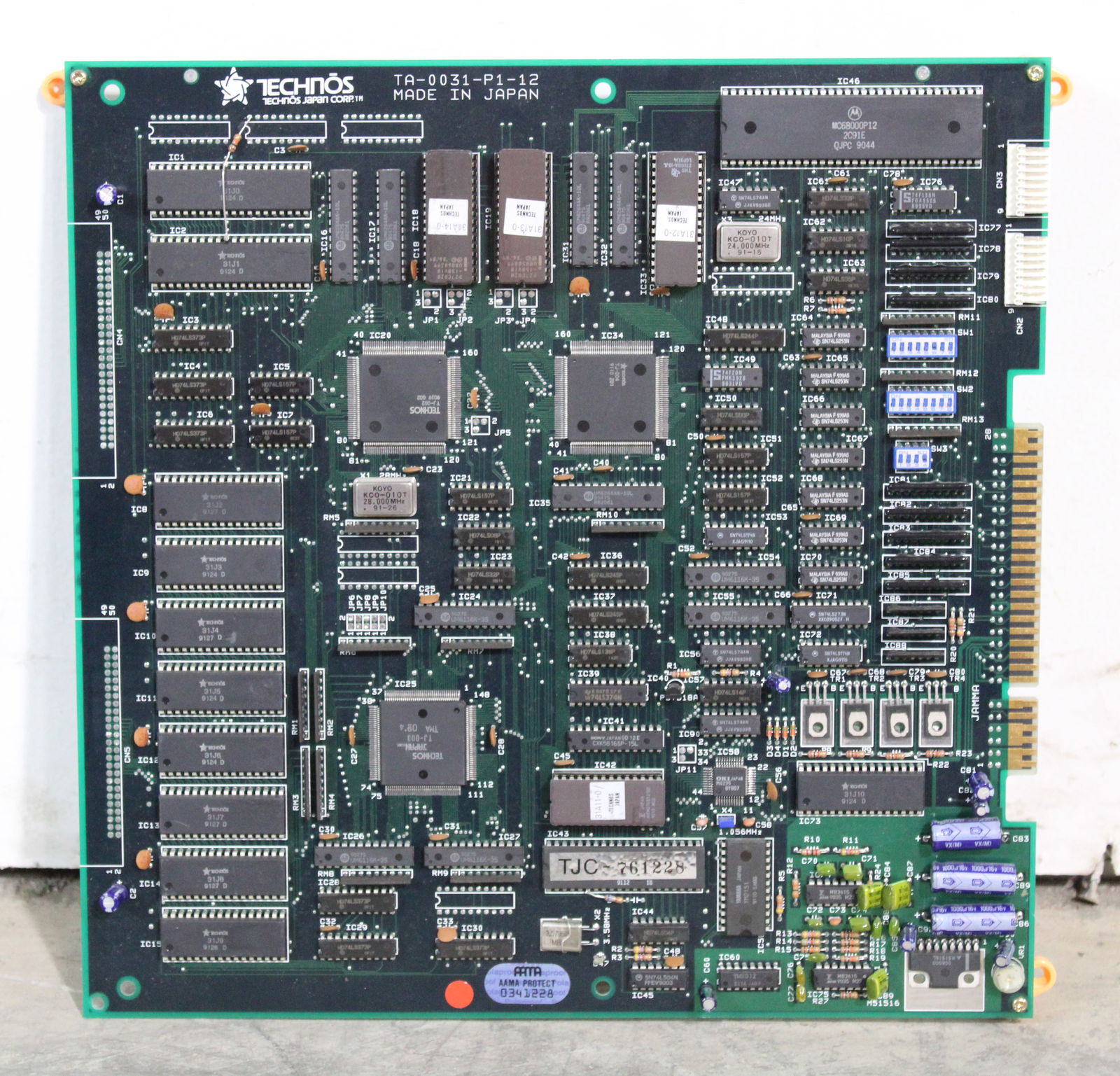 Techos Wrestlefest Arcade Game Board (1 of 1)