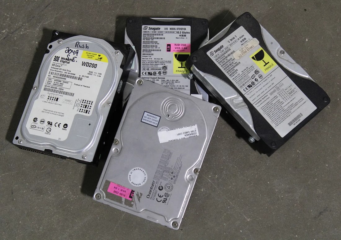 Atari San Francisco Rush 2049 Arcade Game Hard Drives: Untested. In-house shipping available.