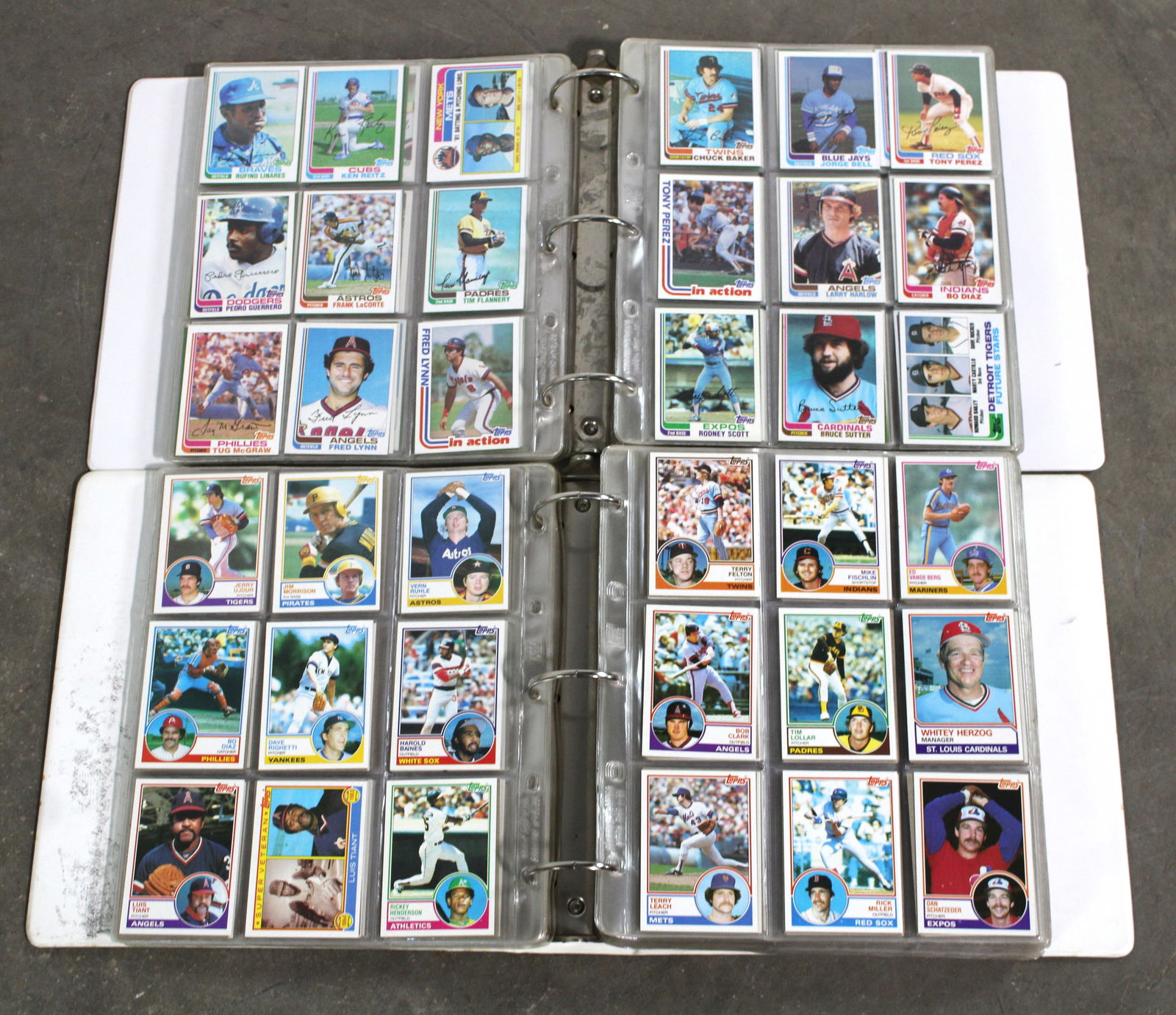 Topps 1982 / 83 Baseball Cards (1 of 4)