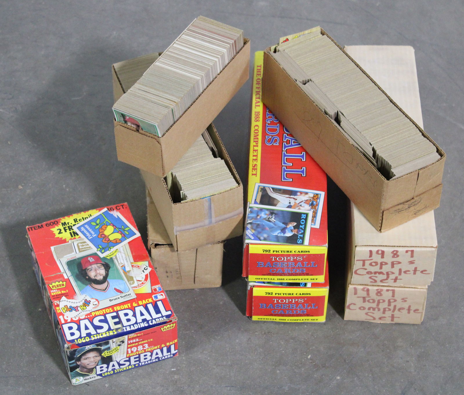Topps 1980s Assorted Baseball Card Sets (1 of 2)