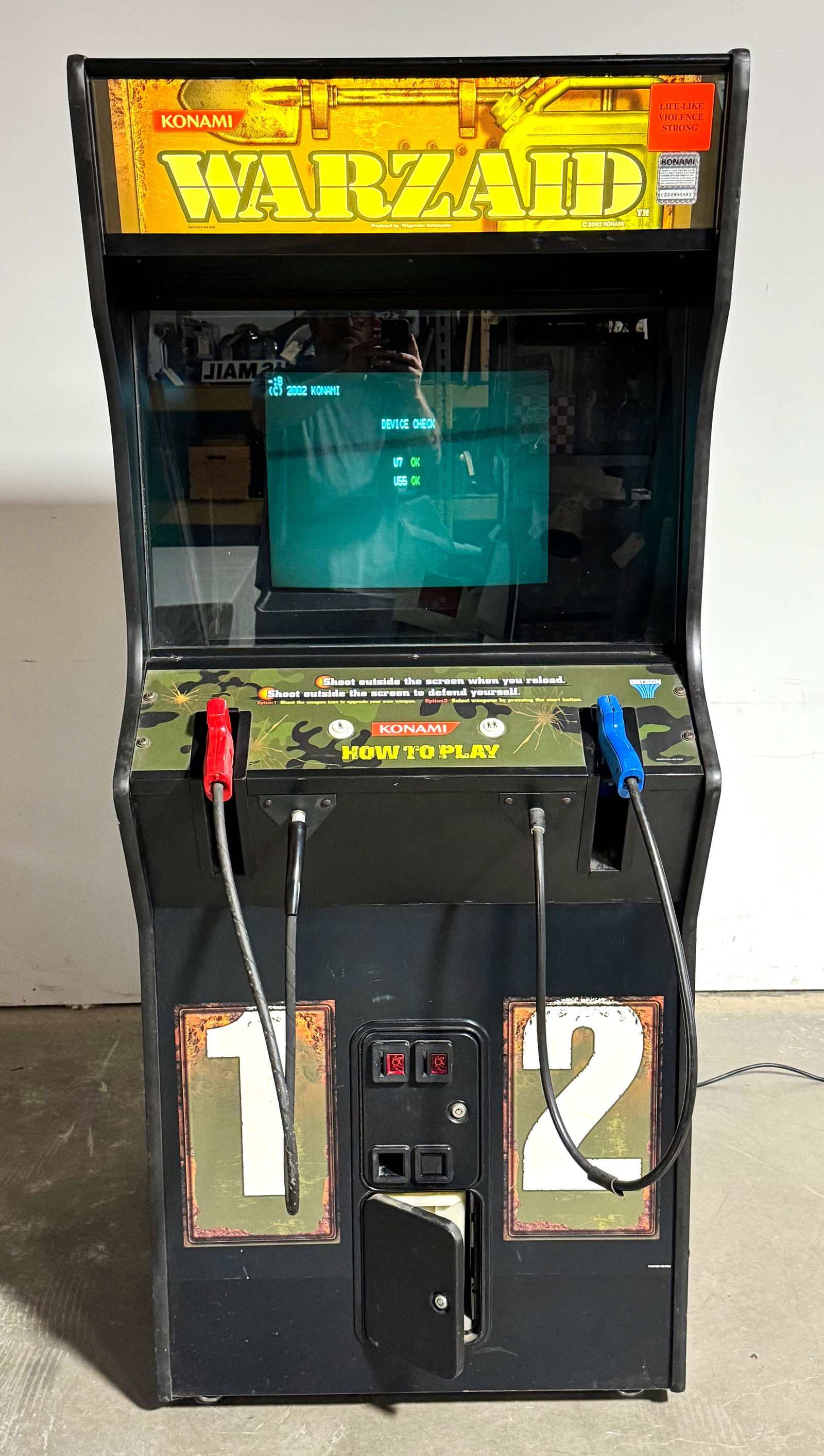 Konami Warzaid Arcade Game (1 of 4)