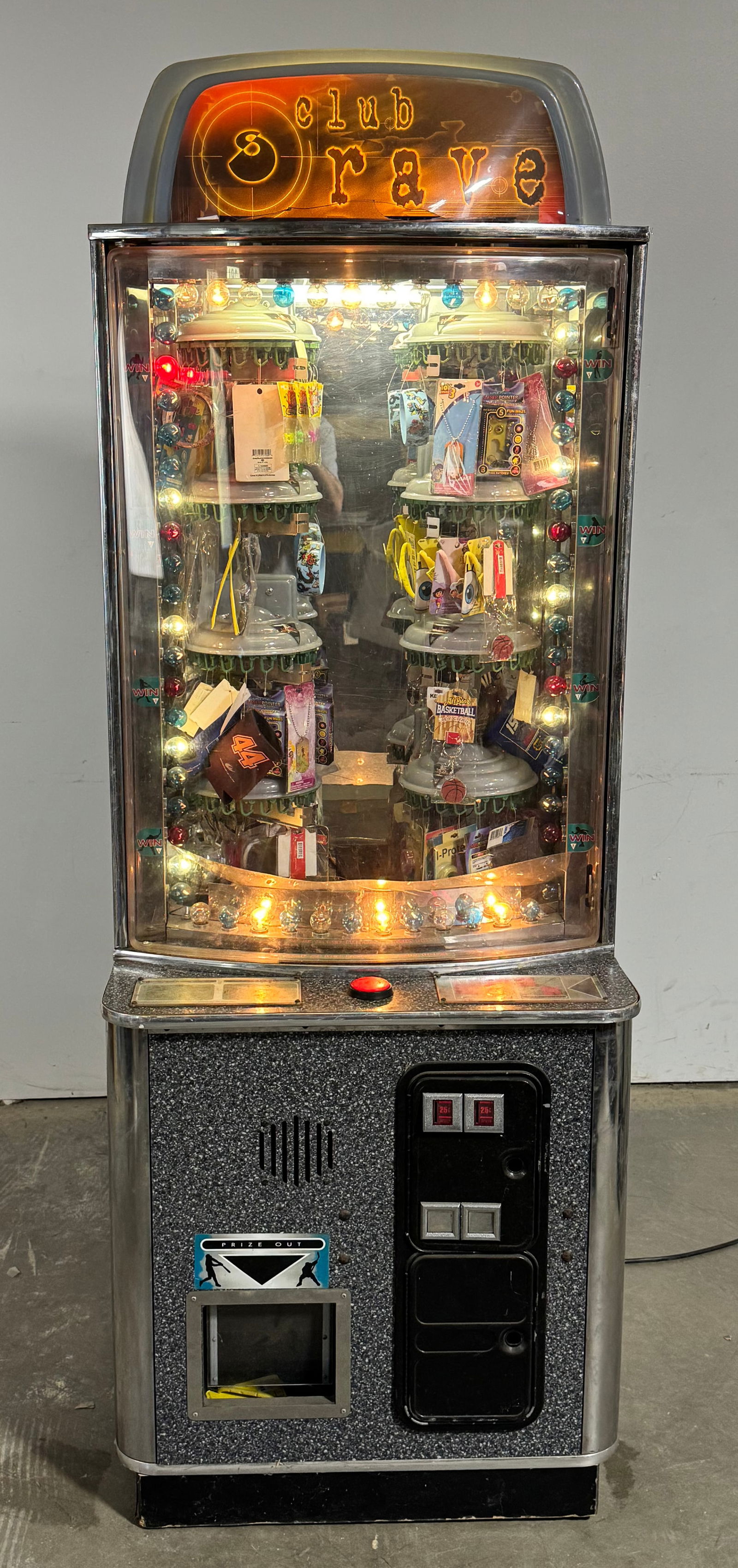 Club Rave Sports Arena Redemption Prize Arcade Game (1 of 1)