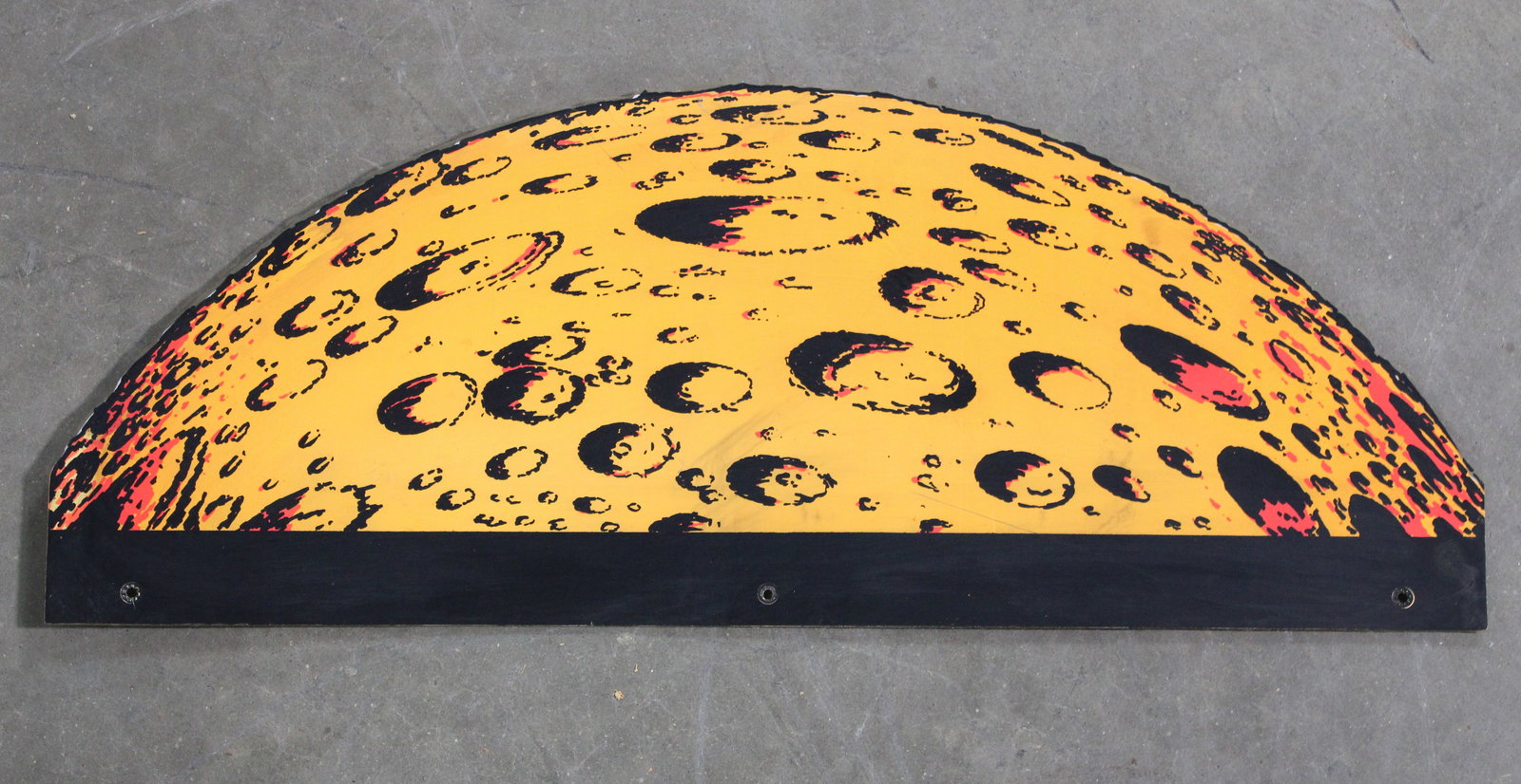 Midway Space Invaders Arcade Game Moon Display (1 of 2)