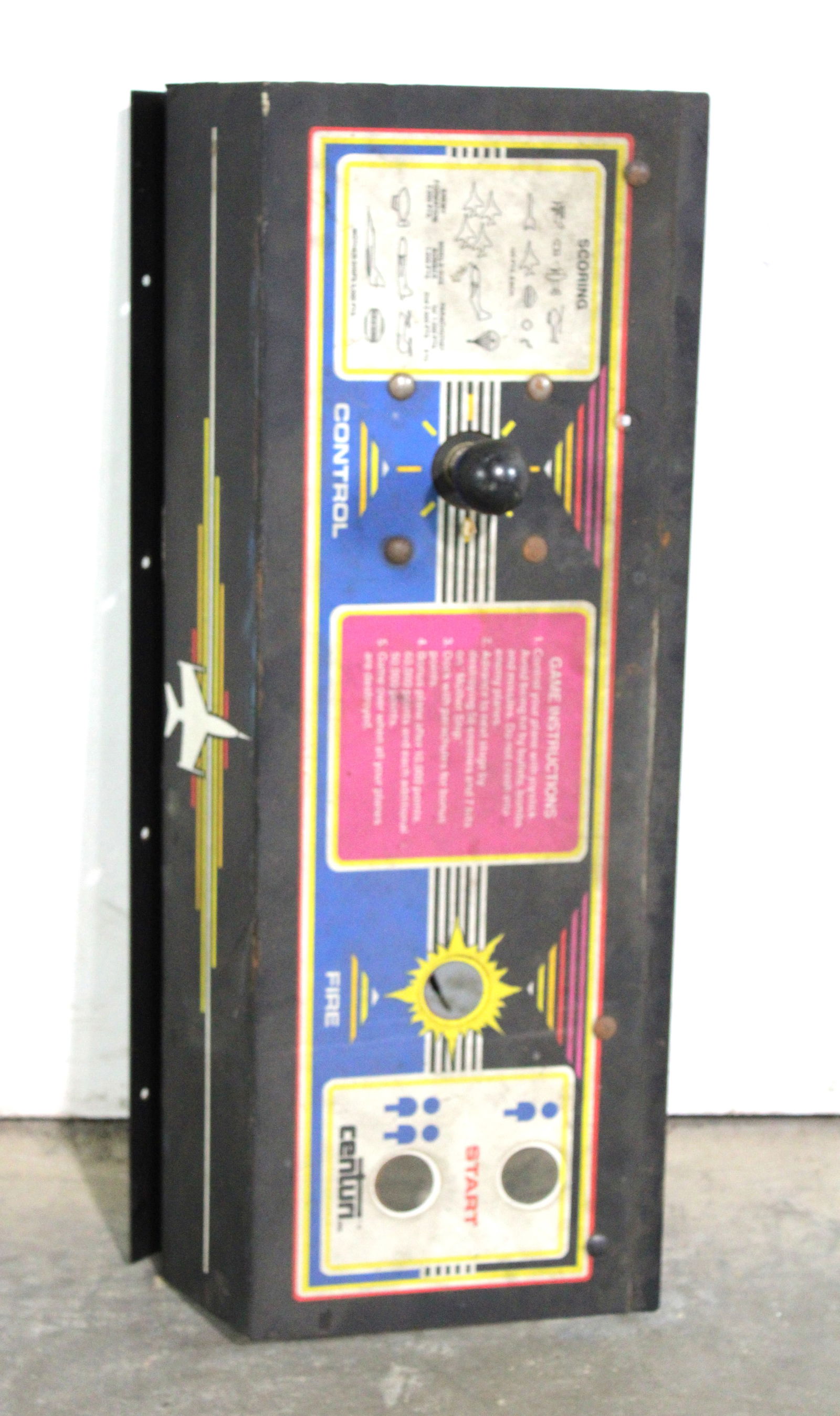 Centuri Time Pilot Arcade Game Control Panel (1 of 2)