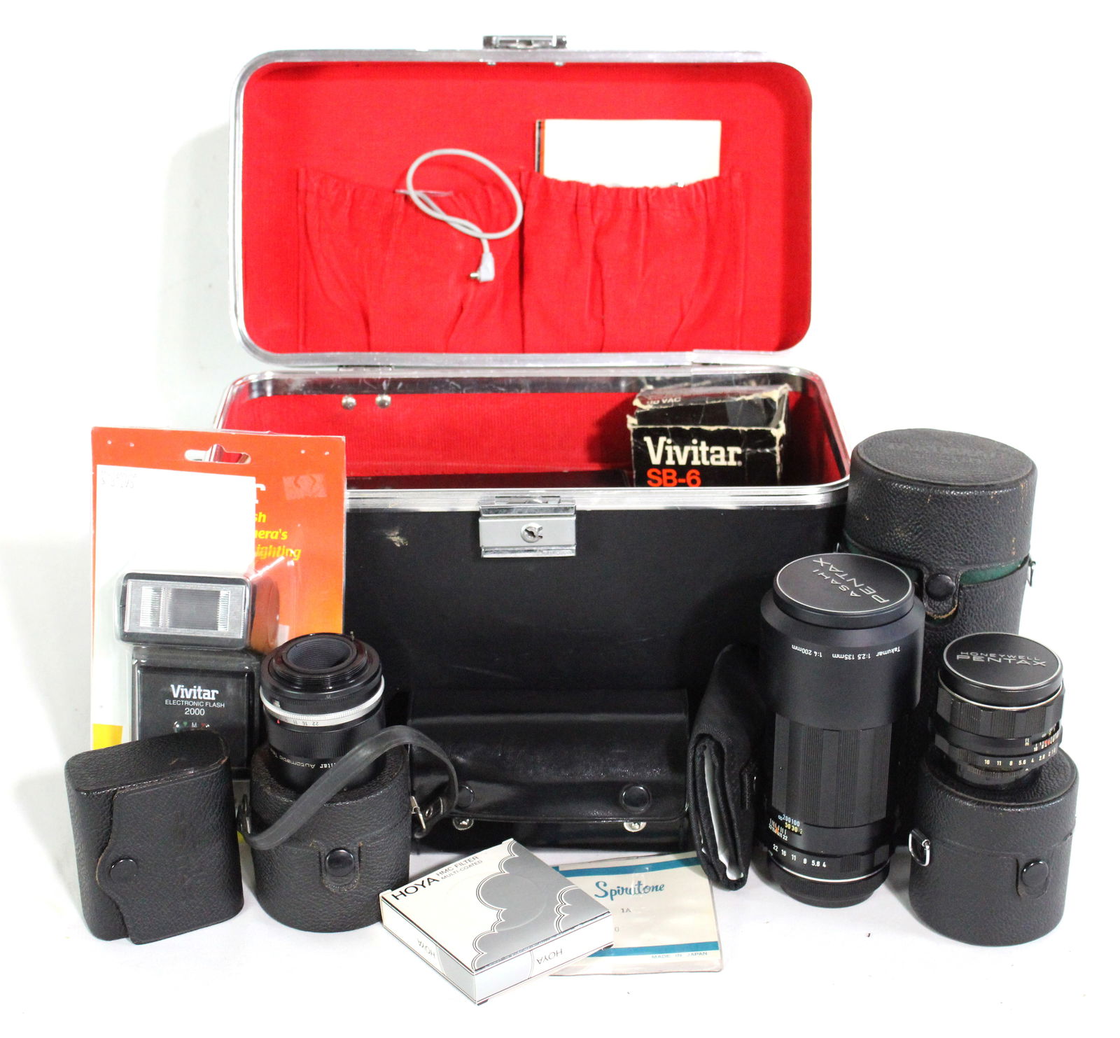 Camera Lenses and Accessories incl. Vivitar, Takumar and Anscor: In-house shipping available.