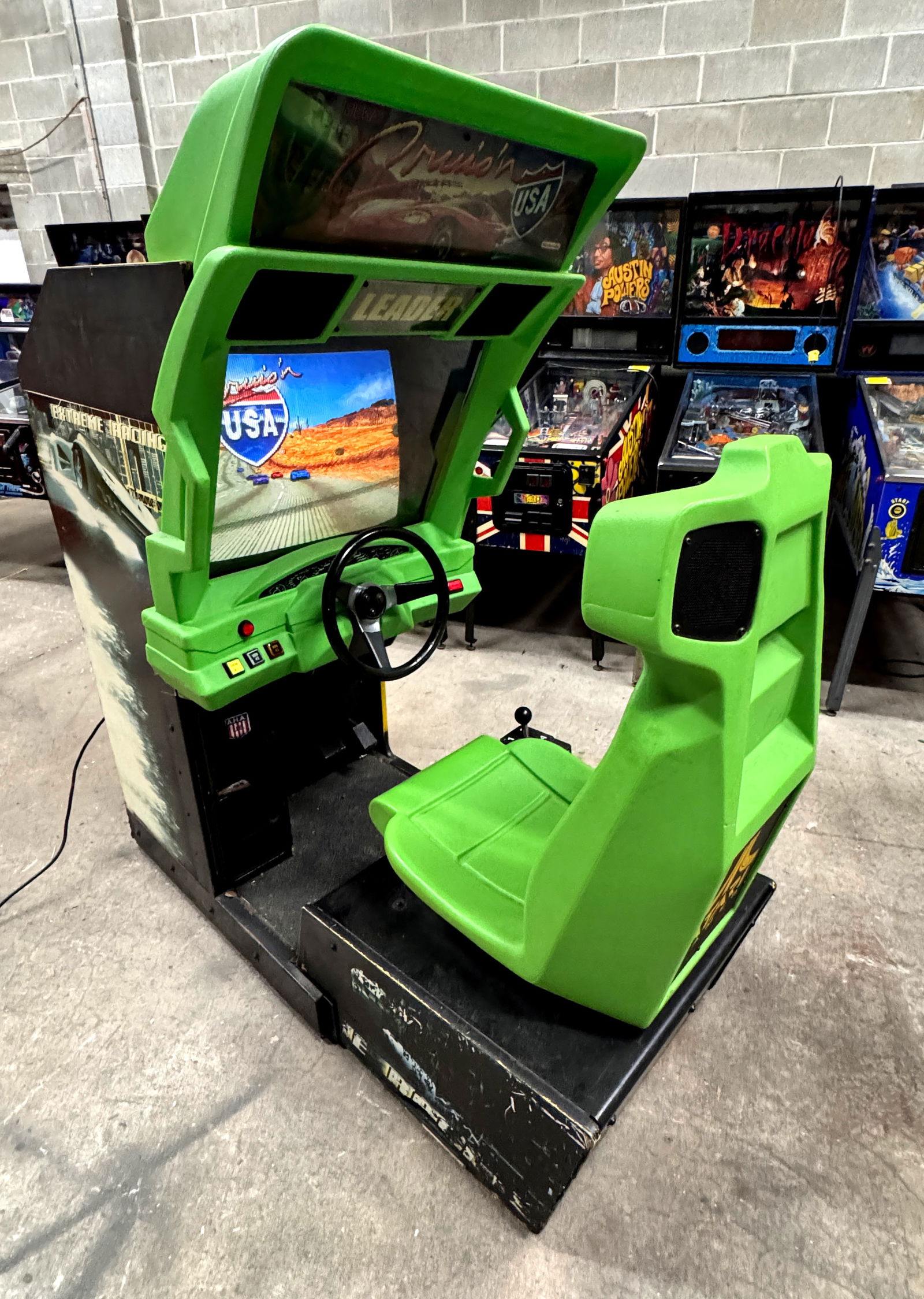 Midway Cruis'n USA Sit Down Racing Arcade Game, Lot 1 (1 of 5)