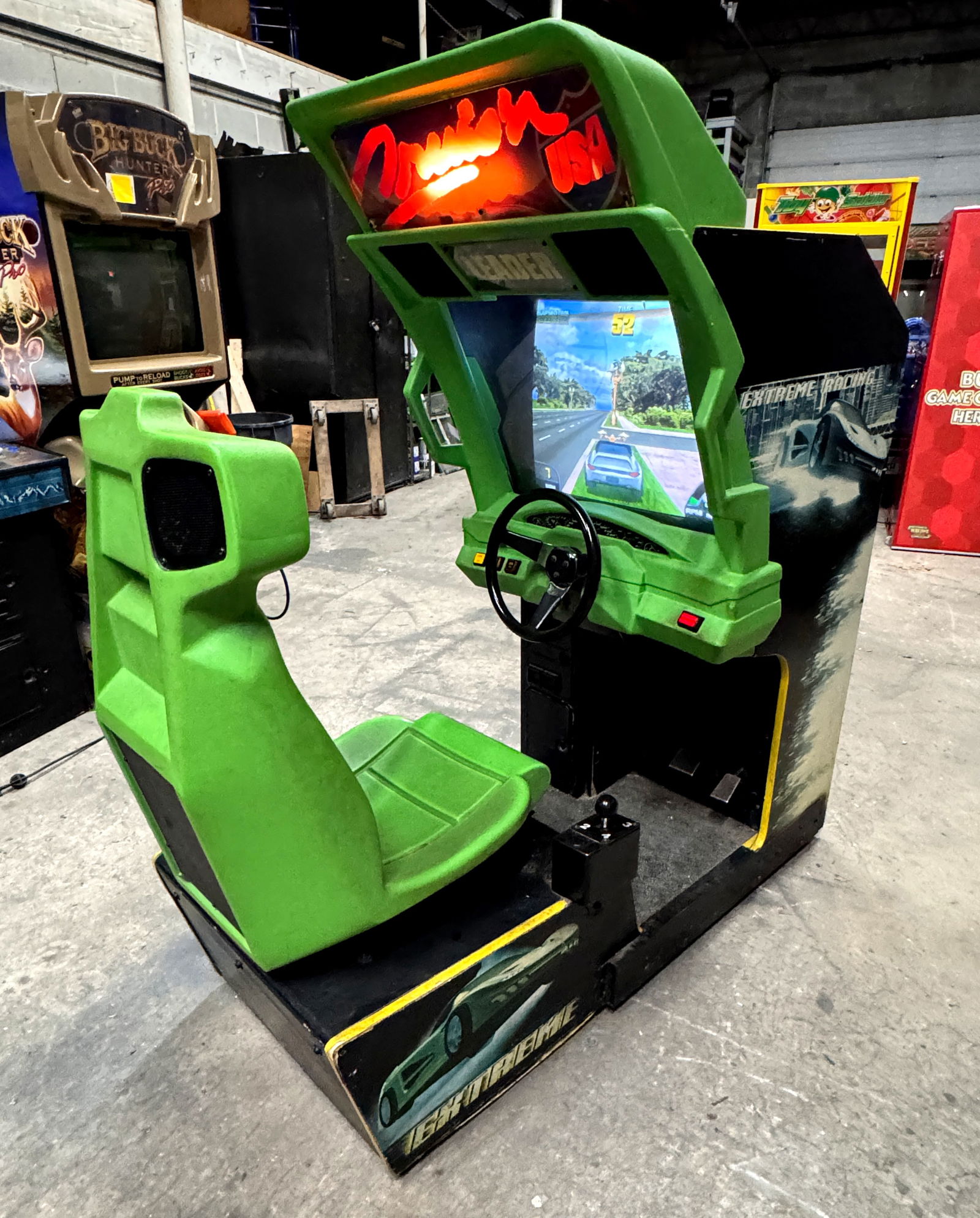 Midway Cruis'n USA Sit Down Racing Arcade Game, Lot 2 (1 of 3)