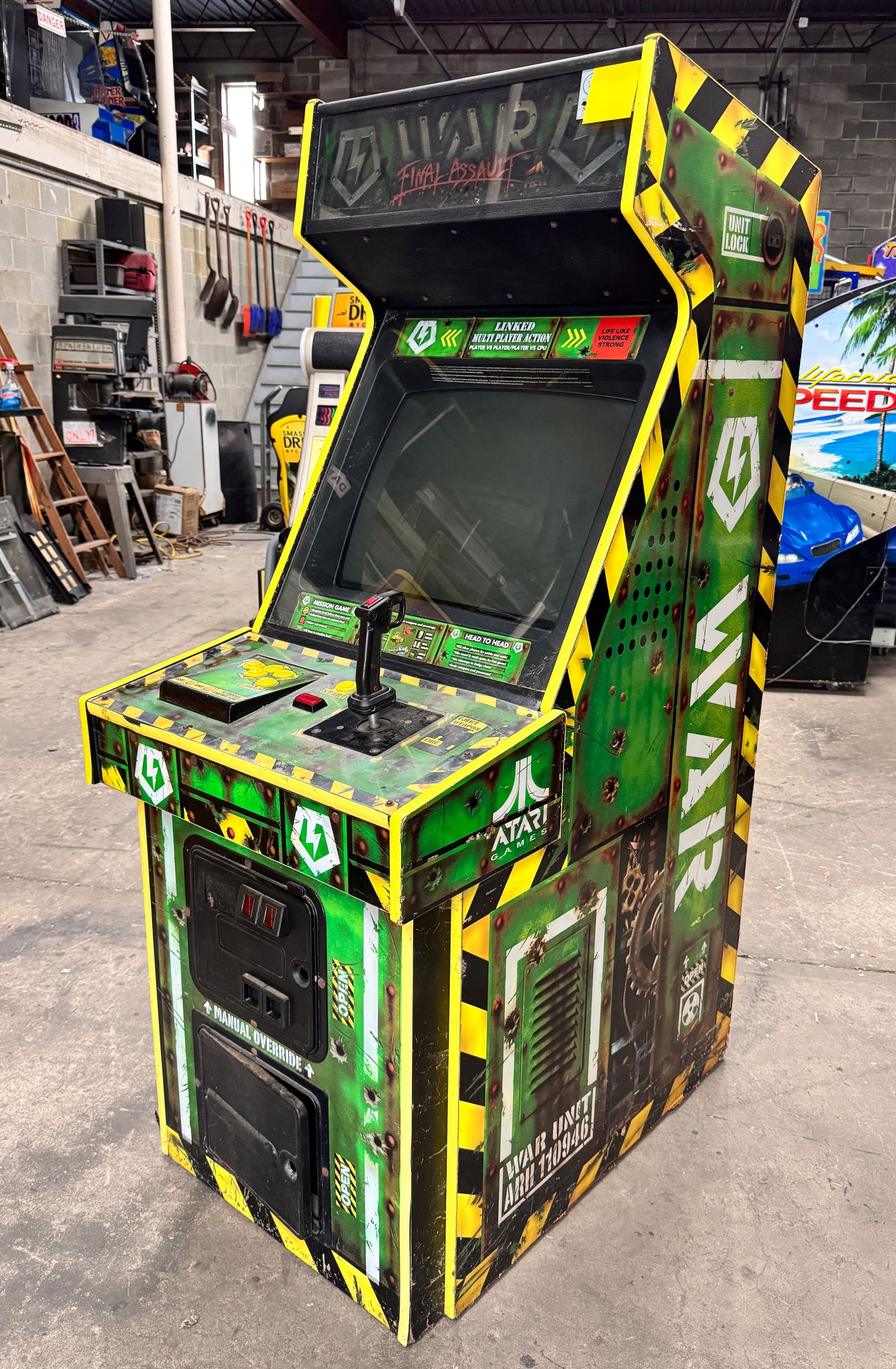 Atari War Final Assault Arcade Game (1 of 4)