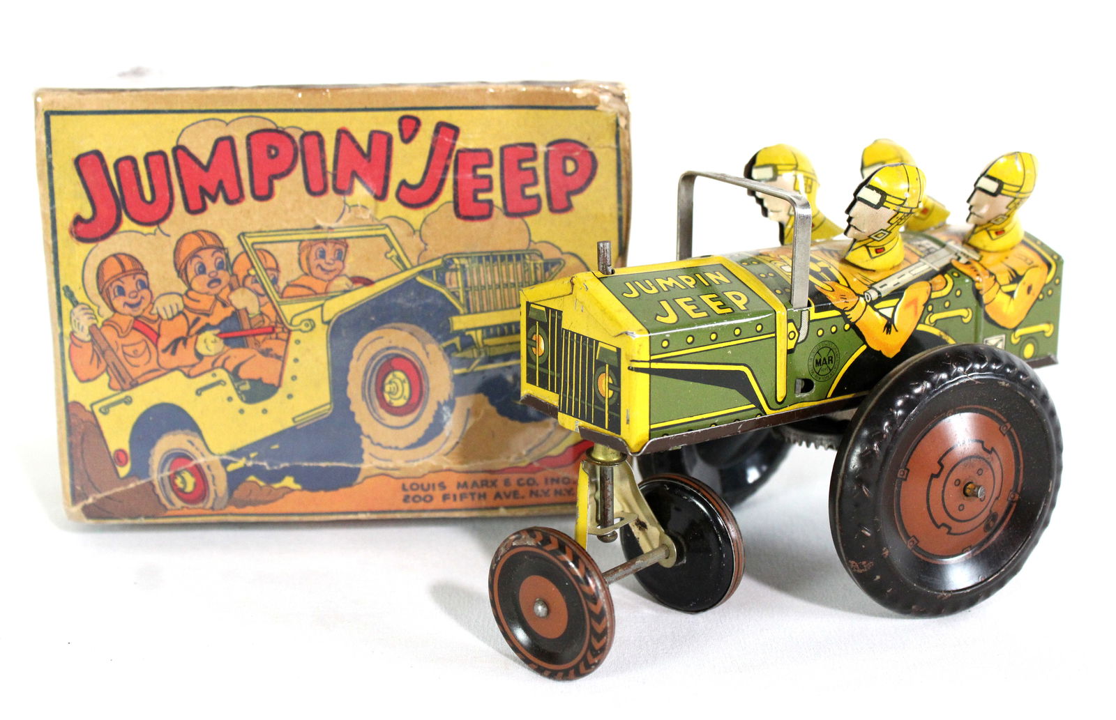Marx Jumpin' Jeep Toy with Box (1 of 4)