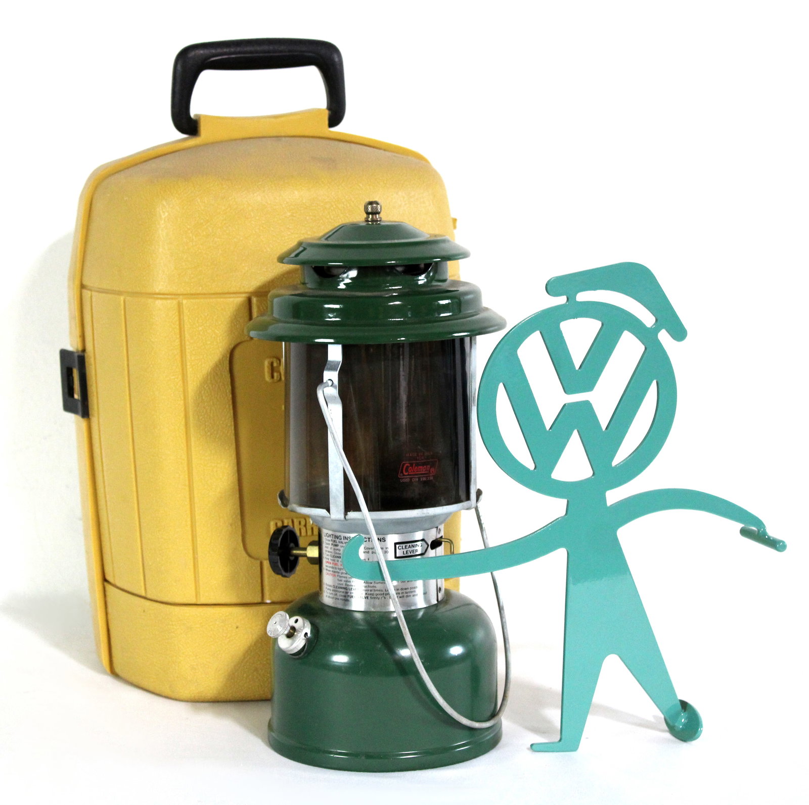 VW "Mr. Bubblehead" Lantern Hanger for VW Bus with Lantern and Case: In-house shipping available.