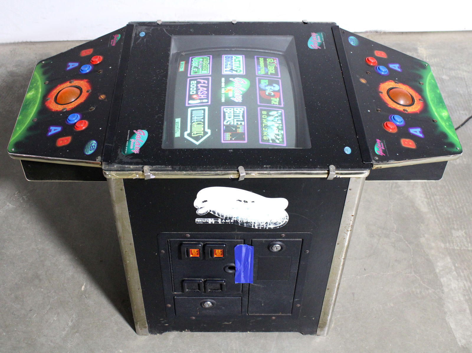 Galaxy Multi-Game Video System Cocktail Arcade Game (1 of 5)