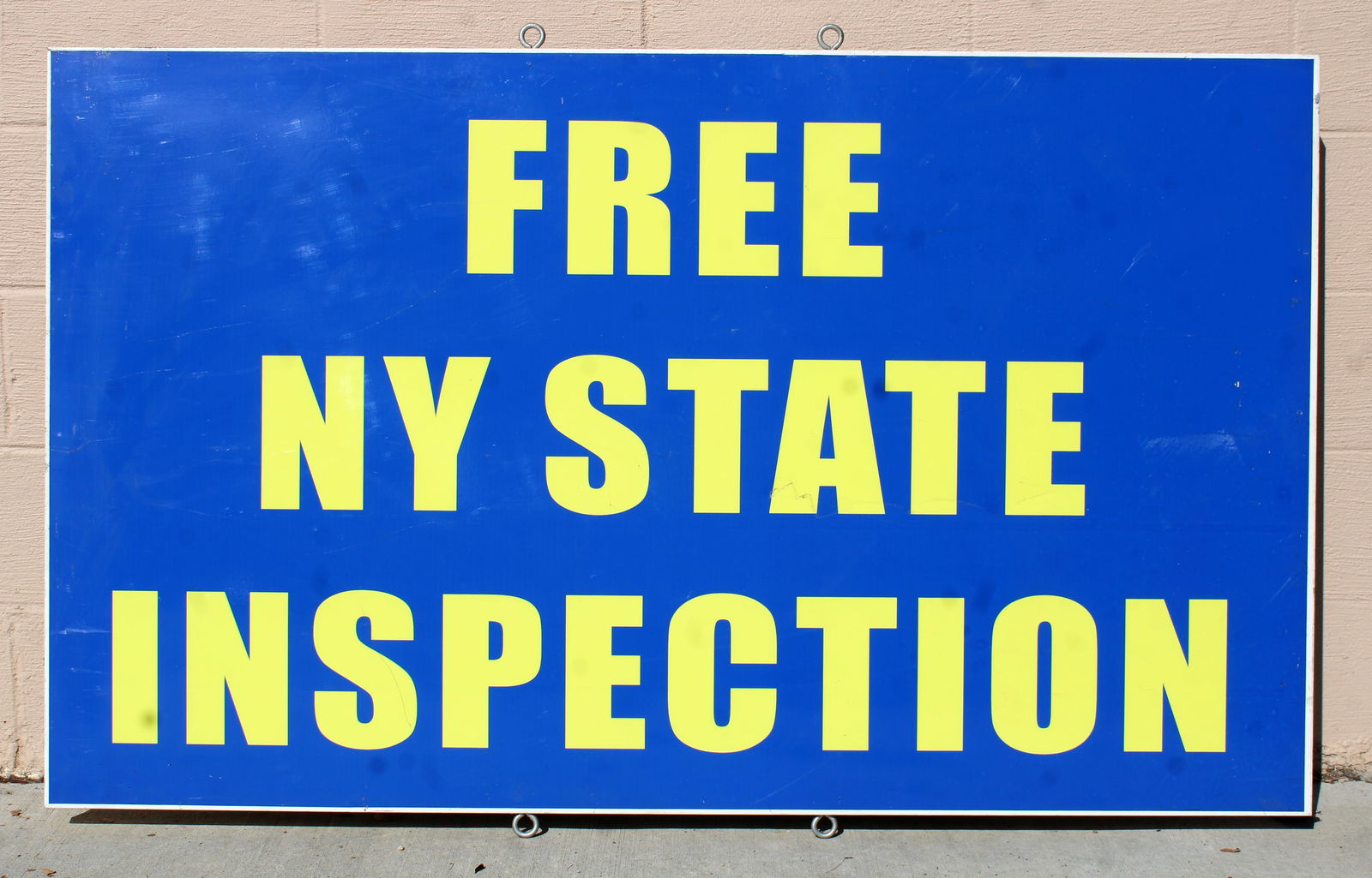 5FT New York State Inspection Sign (1 of 1)