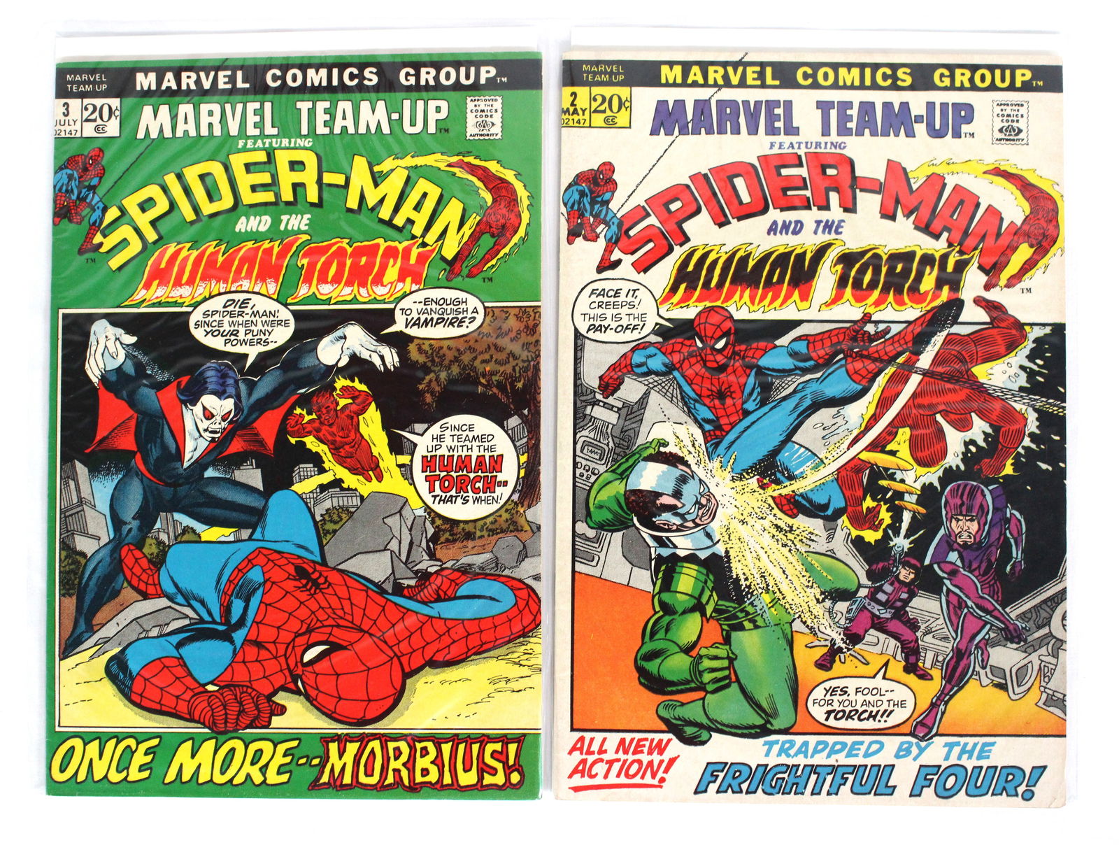 Marvel Team-Up Issue 2 & 3 Featuring Spider-Man & The Human Torch (1 of 1)