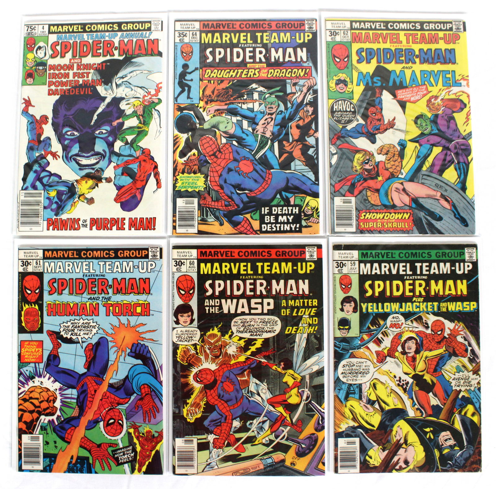 Marvel Team-Up Featuring Spider-Man, Five Issues (1 of 1)