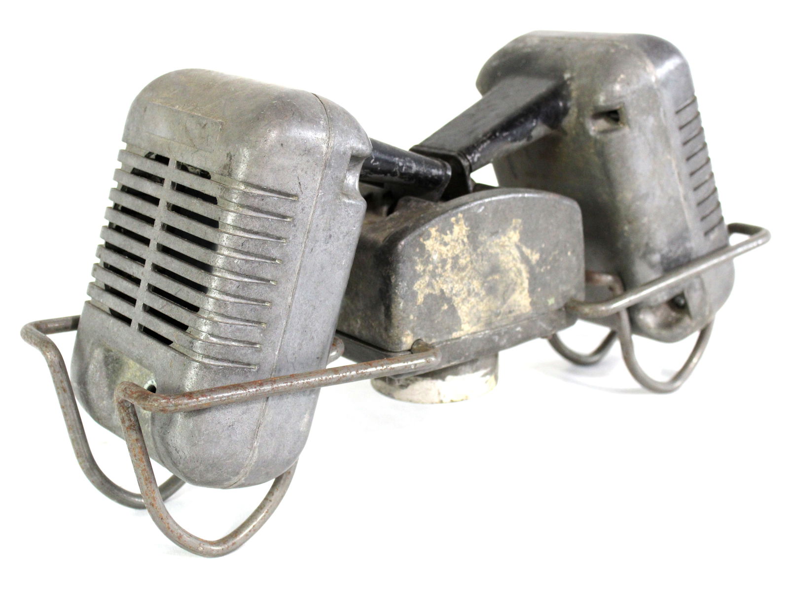 Drive-In Movie Speakers on Holder: Shells only, no speakers. Dimensions: 9 x 6 x 16