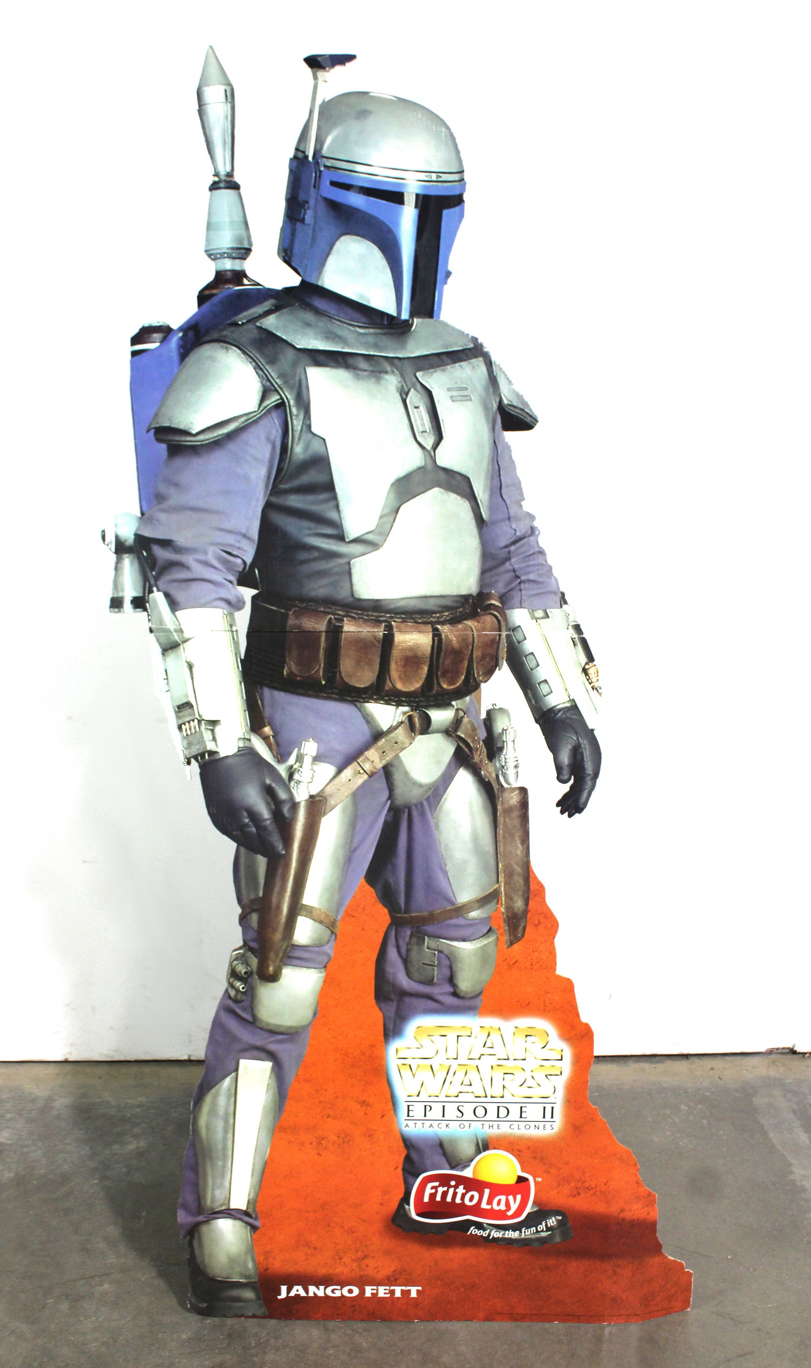 Star Wars Episode II Jango Fett Frito Lay Store Display Standee (1 of 3)