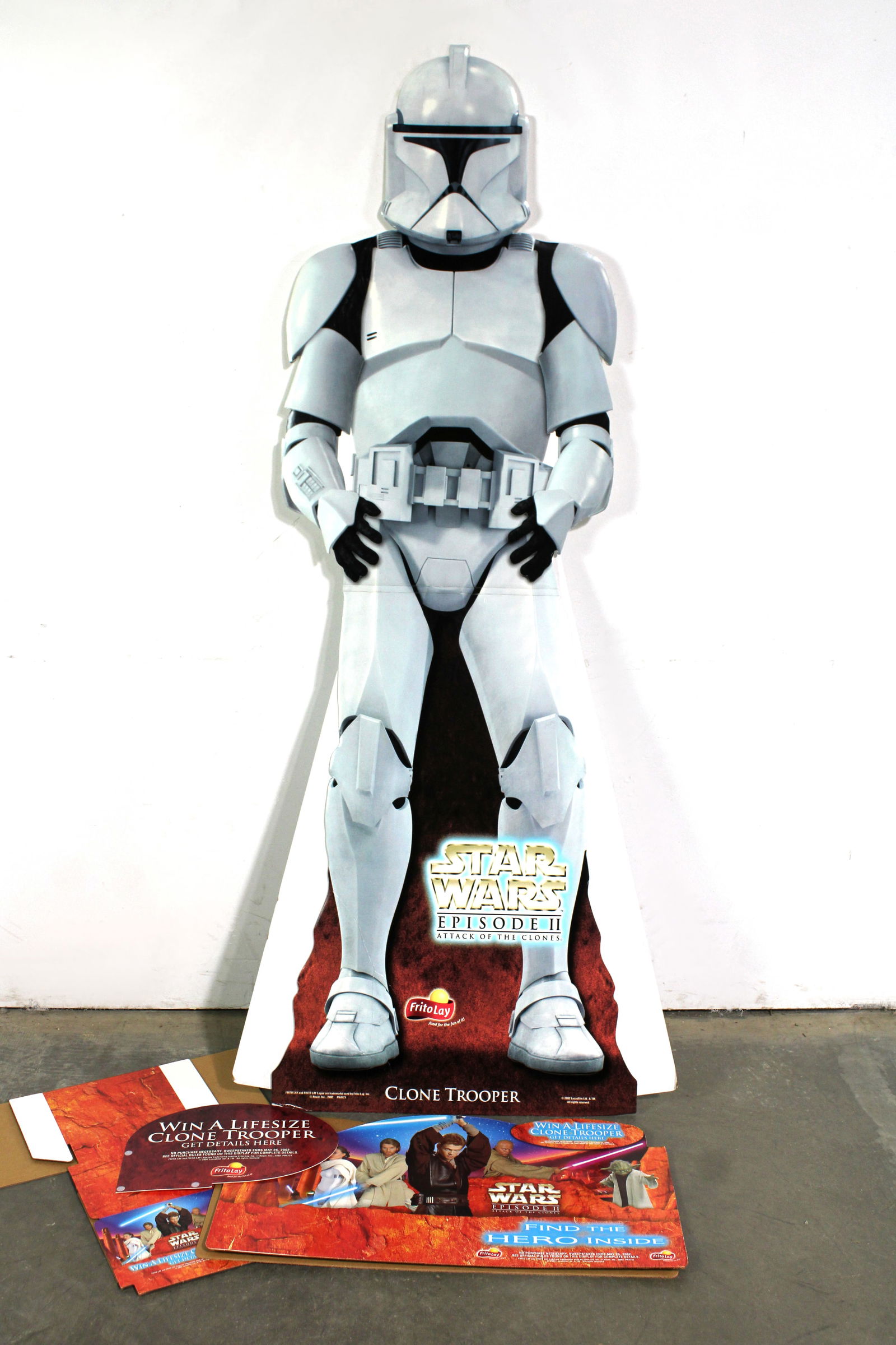 Star Wars Episode II Clone Trooper Frito Lay Store Display Standee (1 of 2)