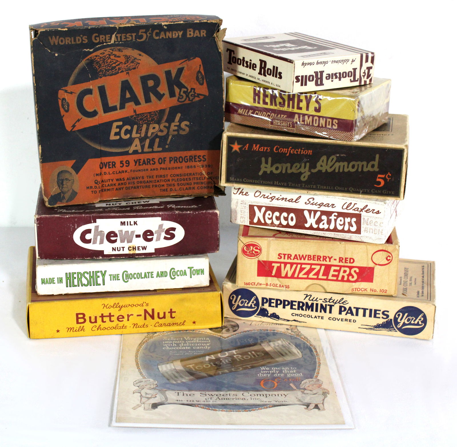 Antique Candy Boxes incl. Hershey's, Clark and York (1 of 1)