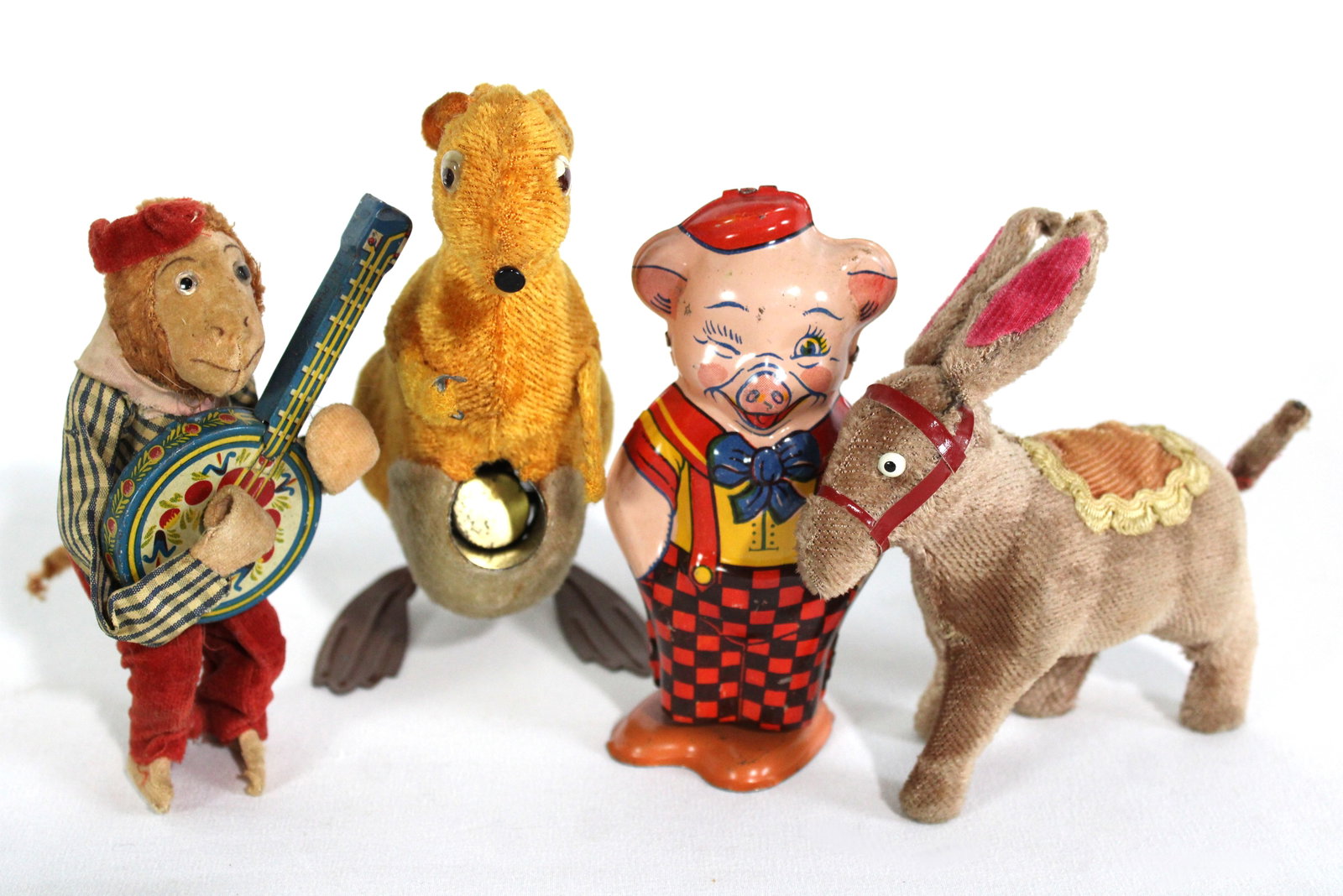 Wind-Up Toys incl. J. Chein, Japan: Total of 4. In-house shipping available.