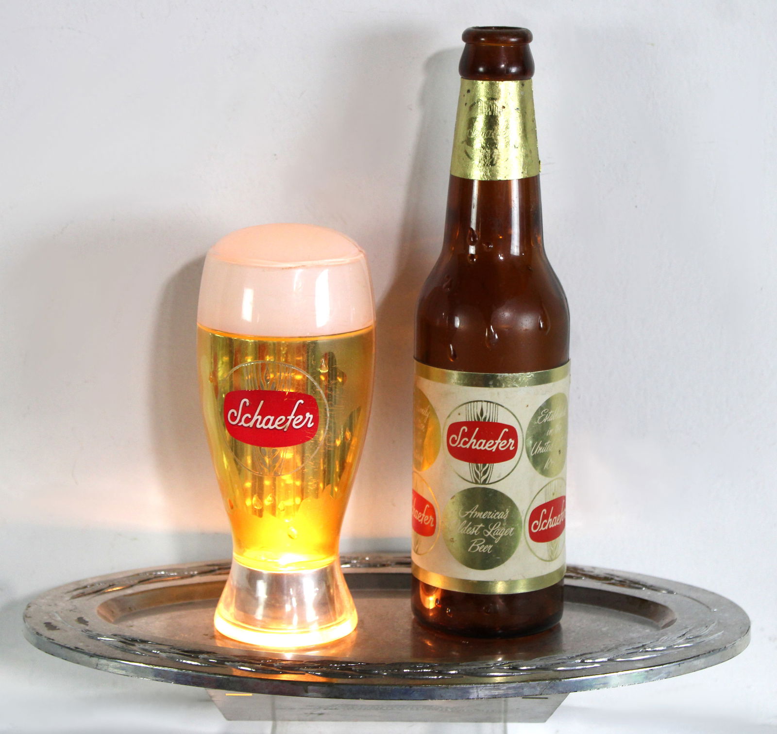 Schaefer Beer Bubbler Light Up Beer Sign (1 of 3)