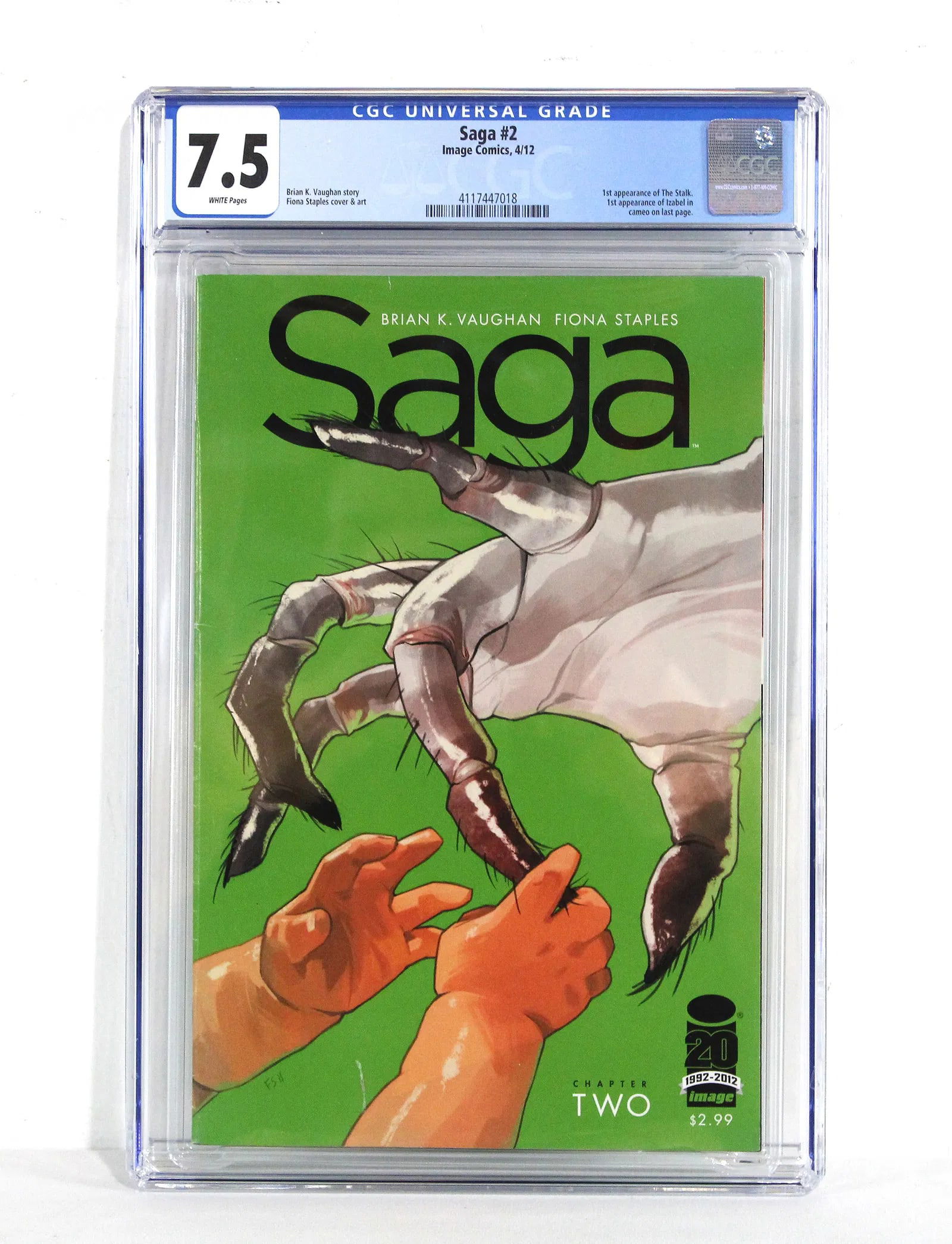 Saga Issue 2, Image Comics, CGC Graded 7.5 (1 of 3)