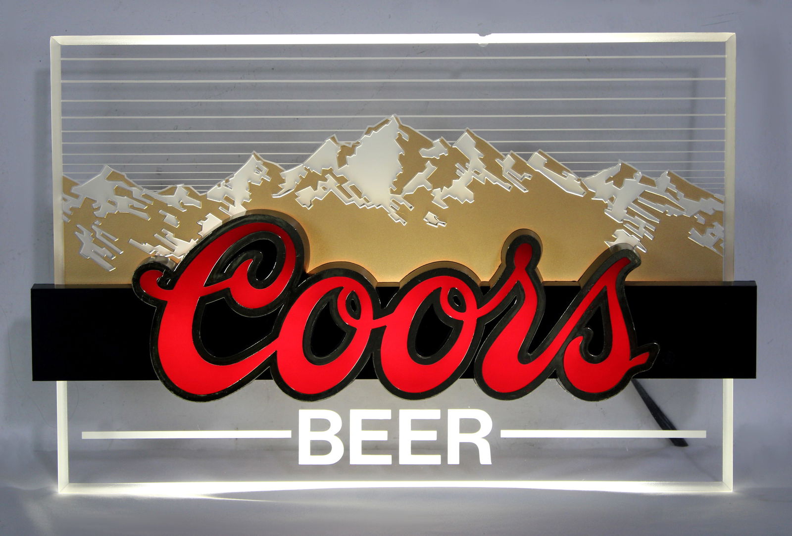 Coors Beer Light Up Sign (1 of 2)