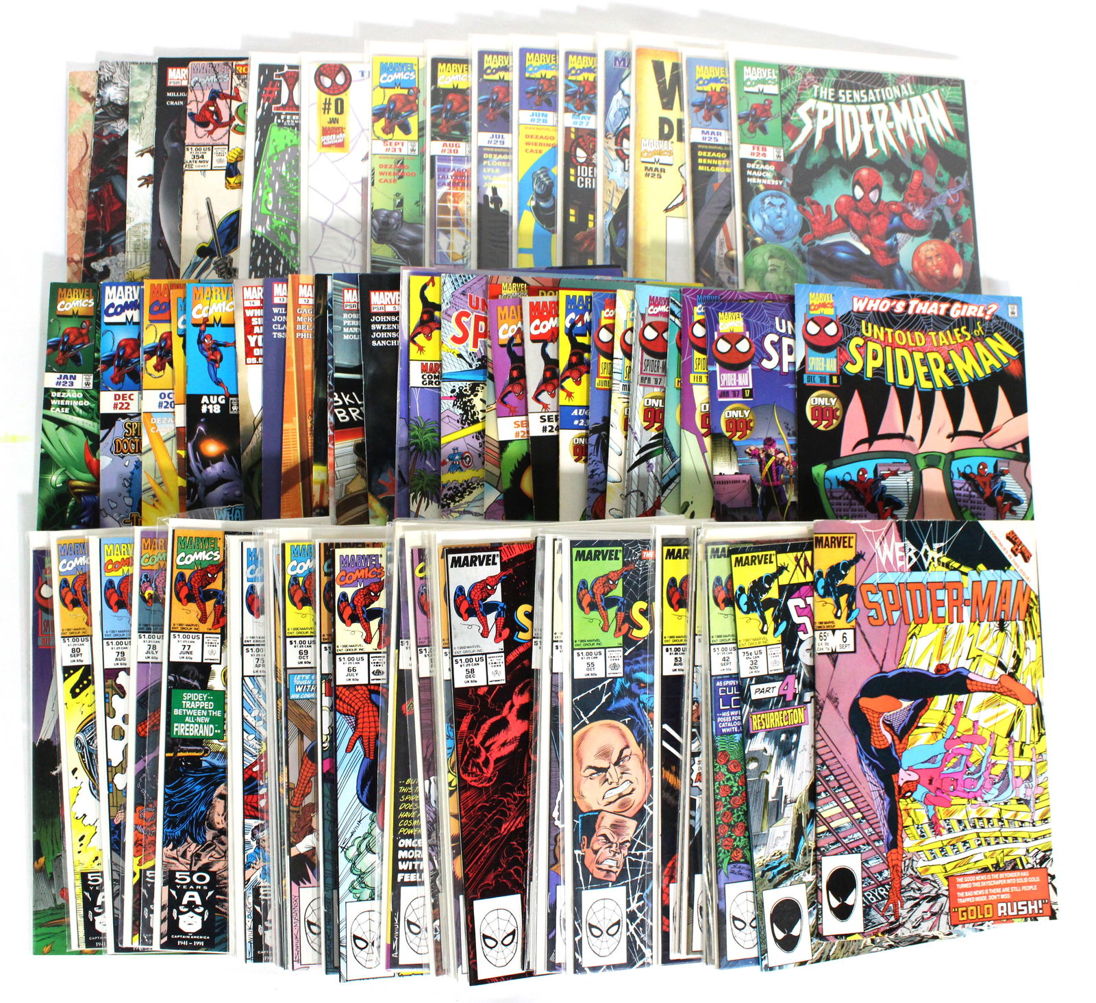 Large Lot of Marvel Spider-Man Comics, 50+ (1 of 2)