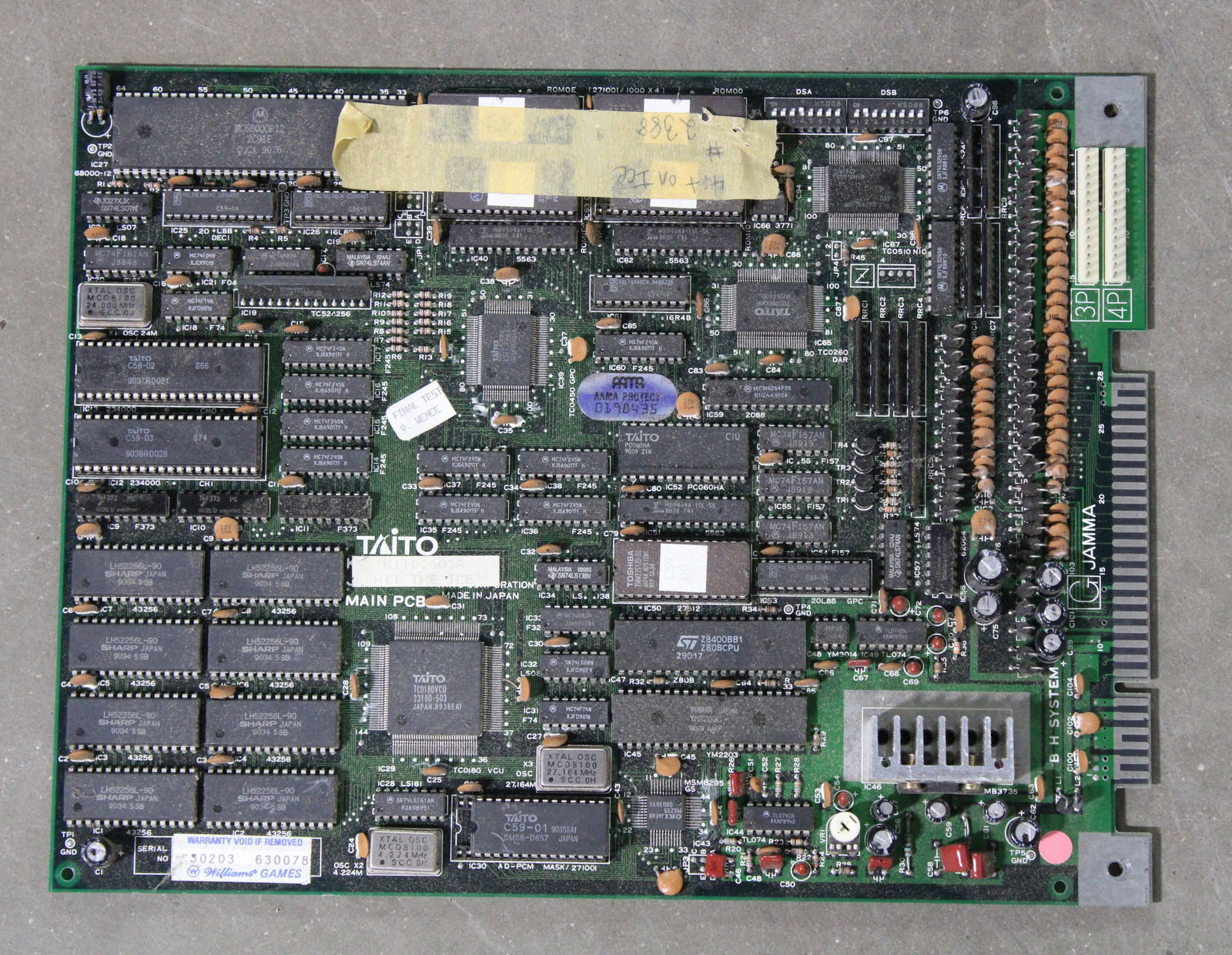 Hit the Ice Arcade Game Board (1 of 1)