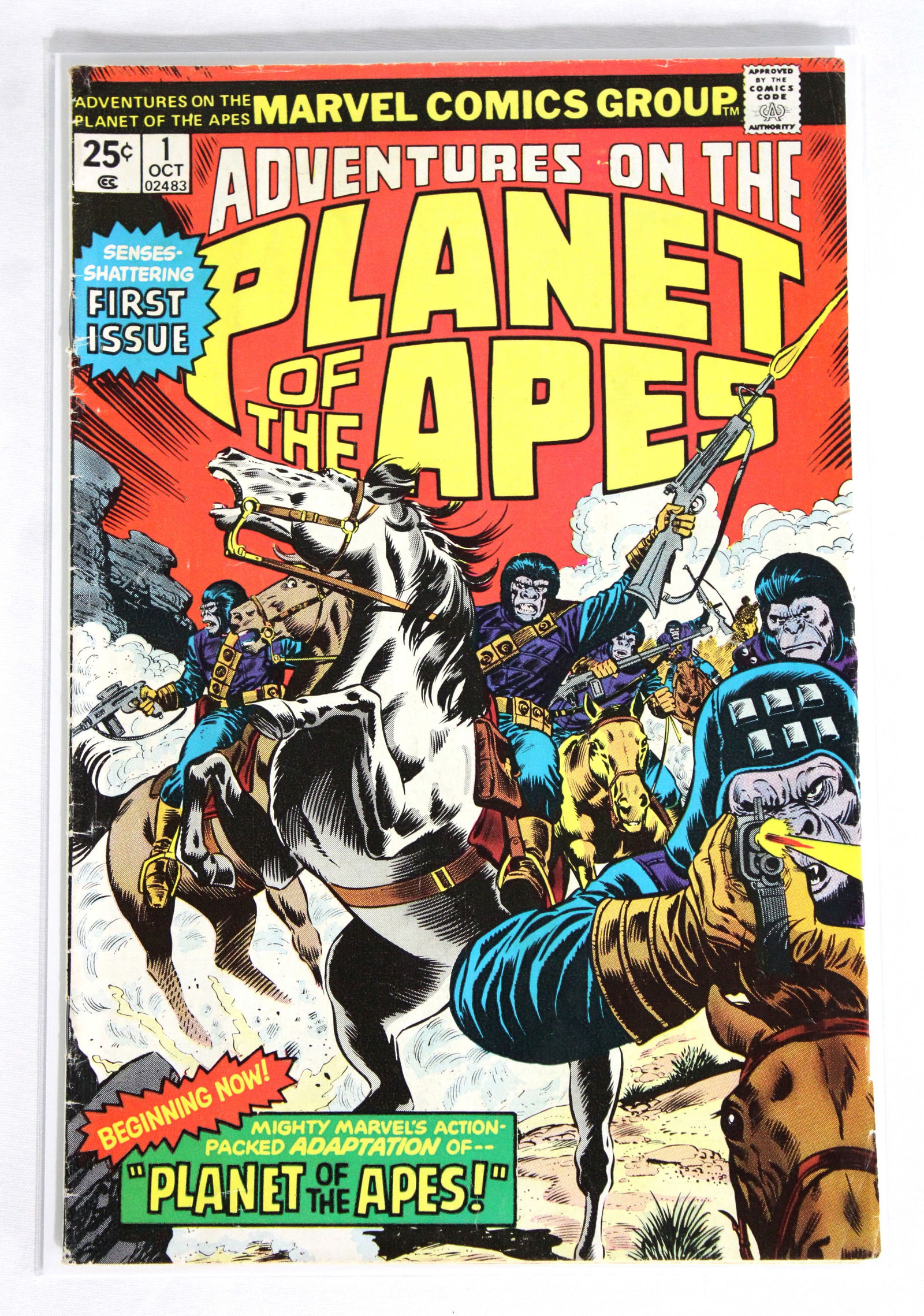 Marvel Comics Adventures on the Planet of the Apes, Issue 1: Bagged and boarded. In-house shipping available.