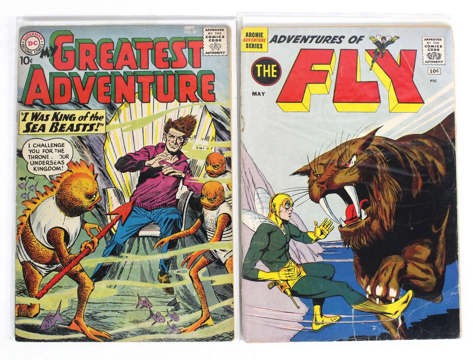 Rare Golden Age Comics: The Fly & My Greatest Adventure, Issue 47: Bagged and boarded. In-house shipping available.