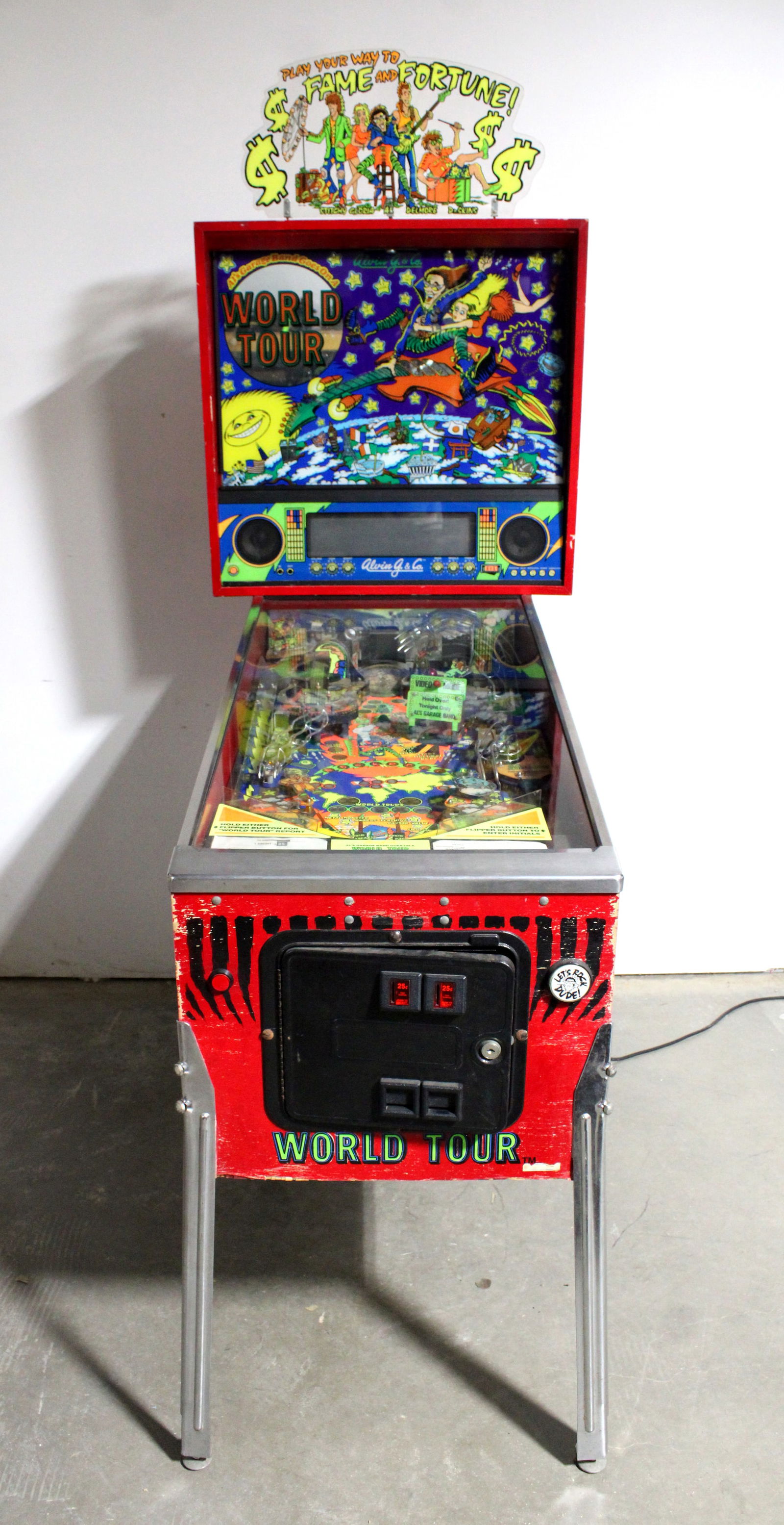 Alvin G. Al's Garage Band Goes on a World Tour Pinball Machine (1 of 14)